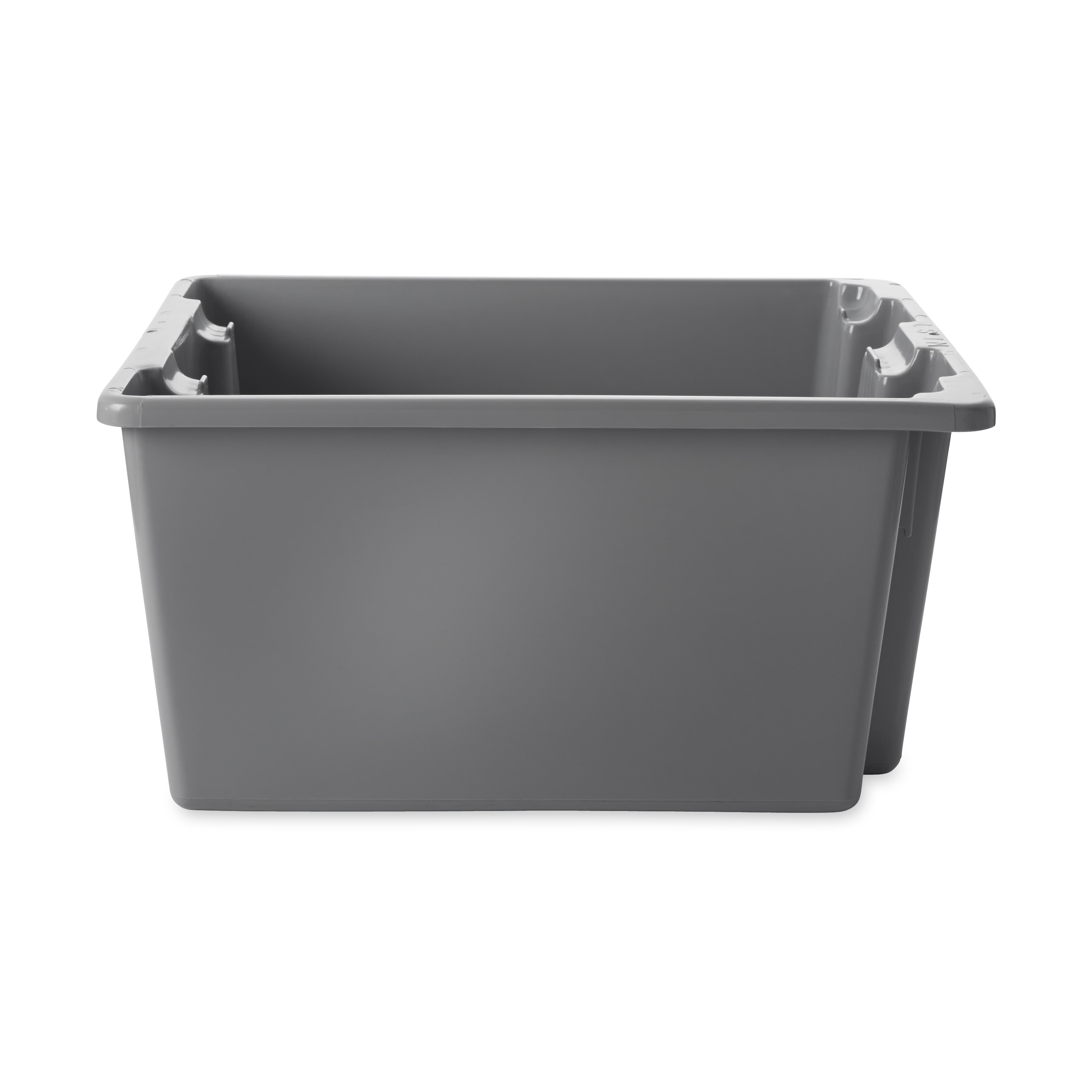 The Rubbermaid Commercial Palletote® storage containers are an effective storage solution with a durable stackable nestable design that withstands hot and cold conditions.