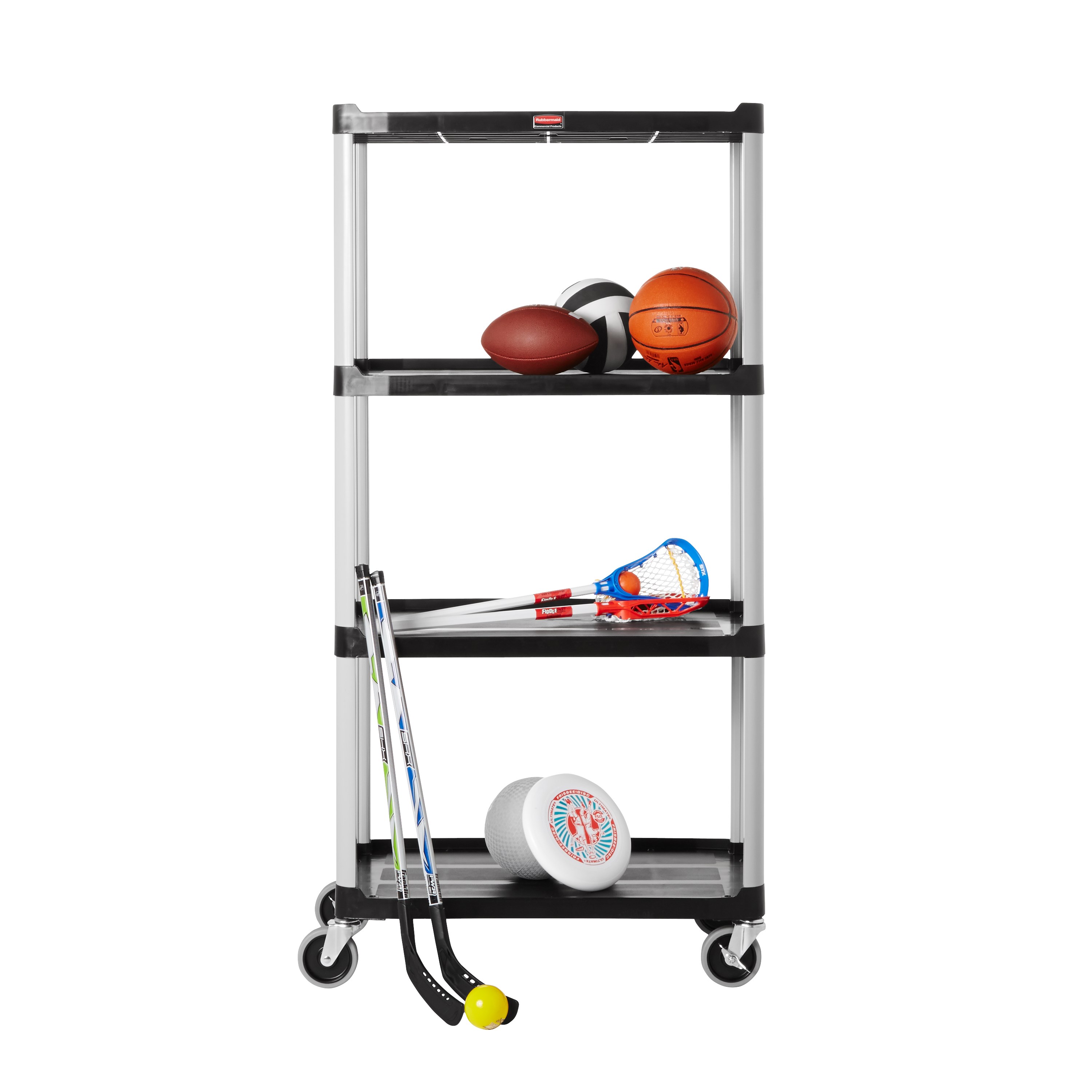 Store, organize and transport in style with durable and attractive shelving units.