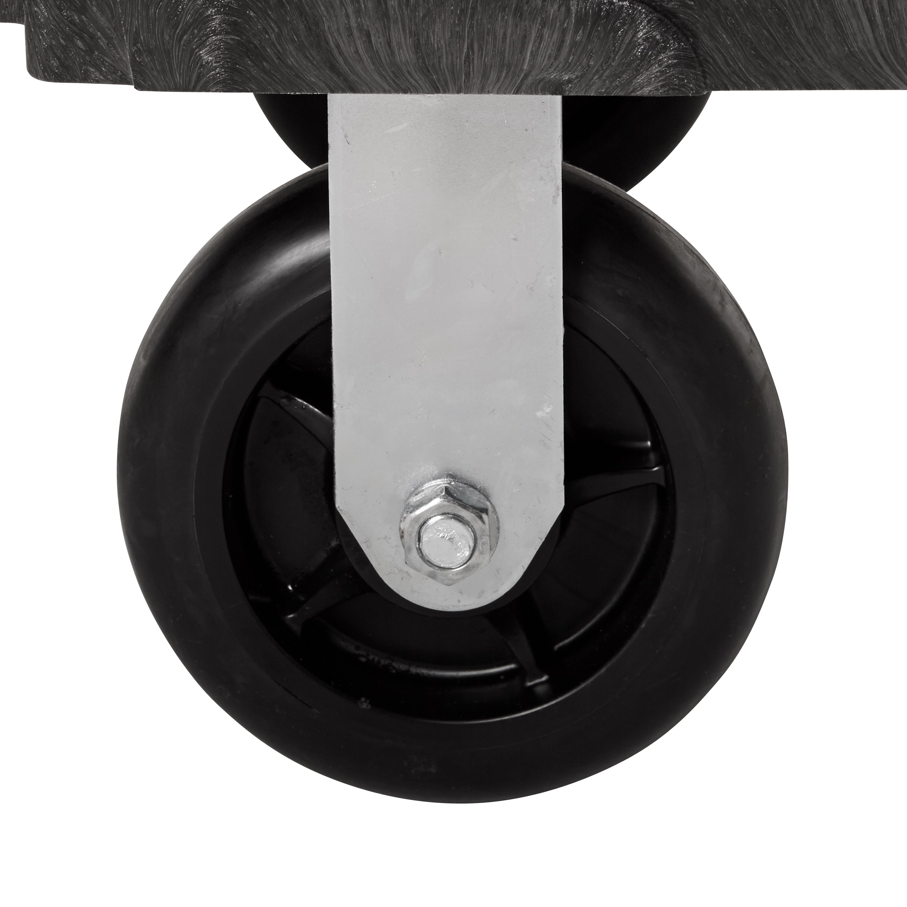 The Rubbermaid Commercial Side-Panel Platform Truck with 8" TPR casters, 2000 lb. capacity. Ideal for moving large, heavy, oversized loads in a variety of environments from retail to construction.