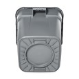 The Rubbermaid Commercial Square BRUTE® container offers up to 14% more capacity than round containers and is designed with professional-grade, heavy-duty plastic that won't rust, chip, or fade.