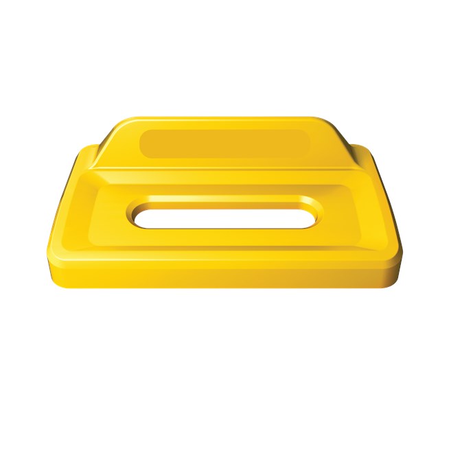 Slim Jim® recycling lids are designed to make recycling easier with consistent color-coding, lid openings and waste stream options.