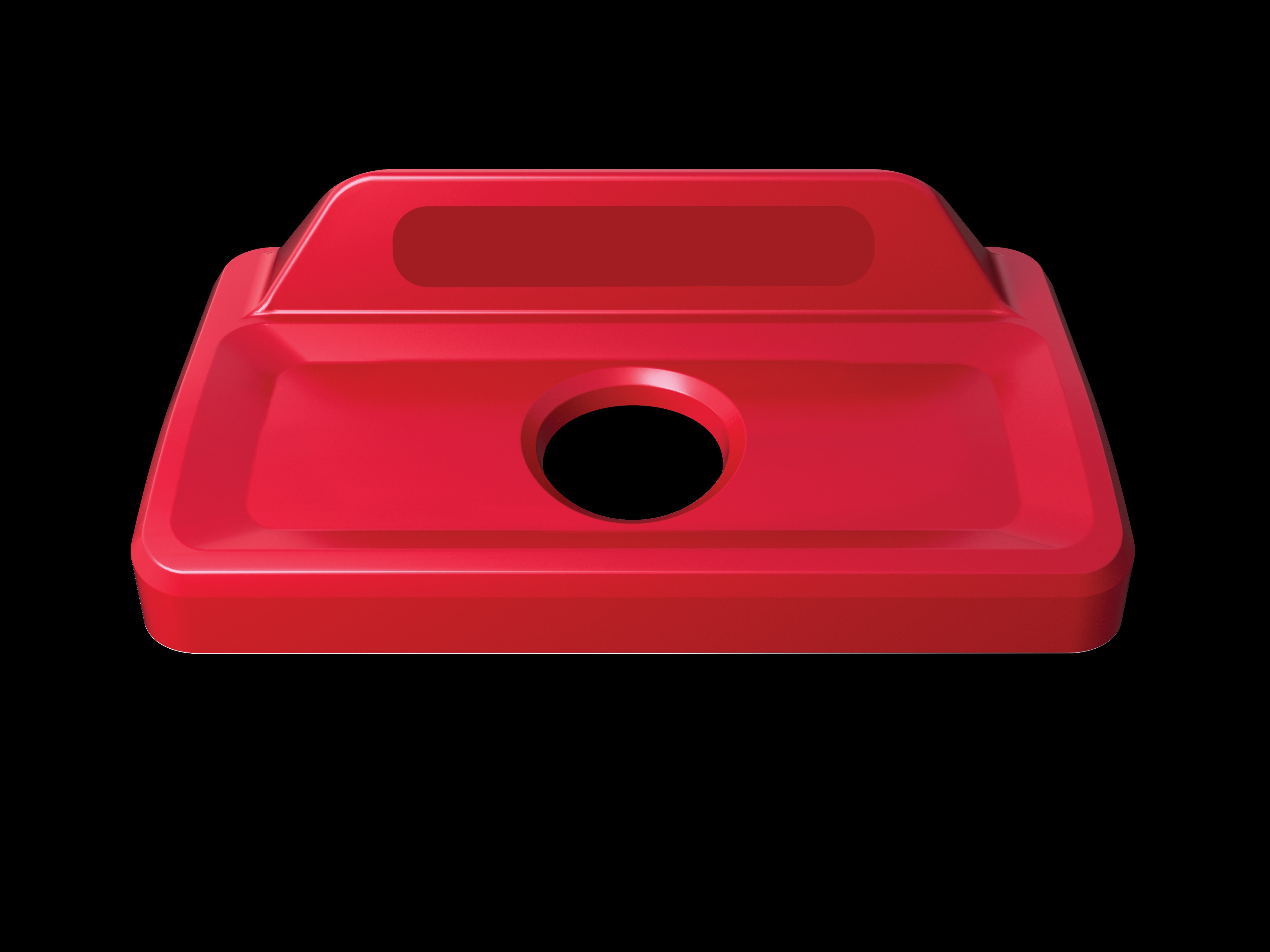 Slim Jim® recycling lids are designed to make recycling easier with consistent color-coding, lid openings and waste stream options.