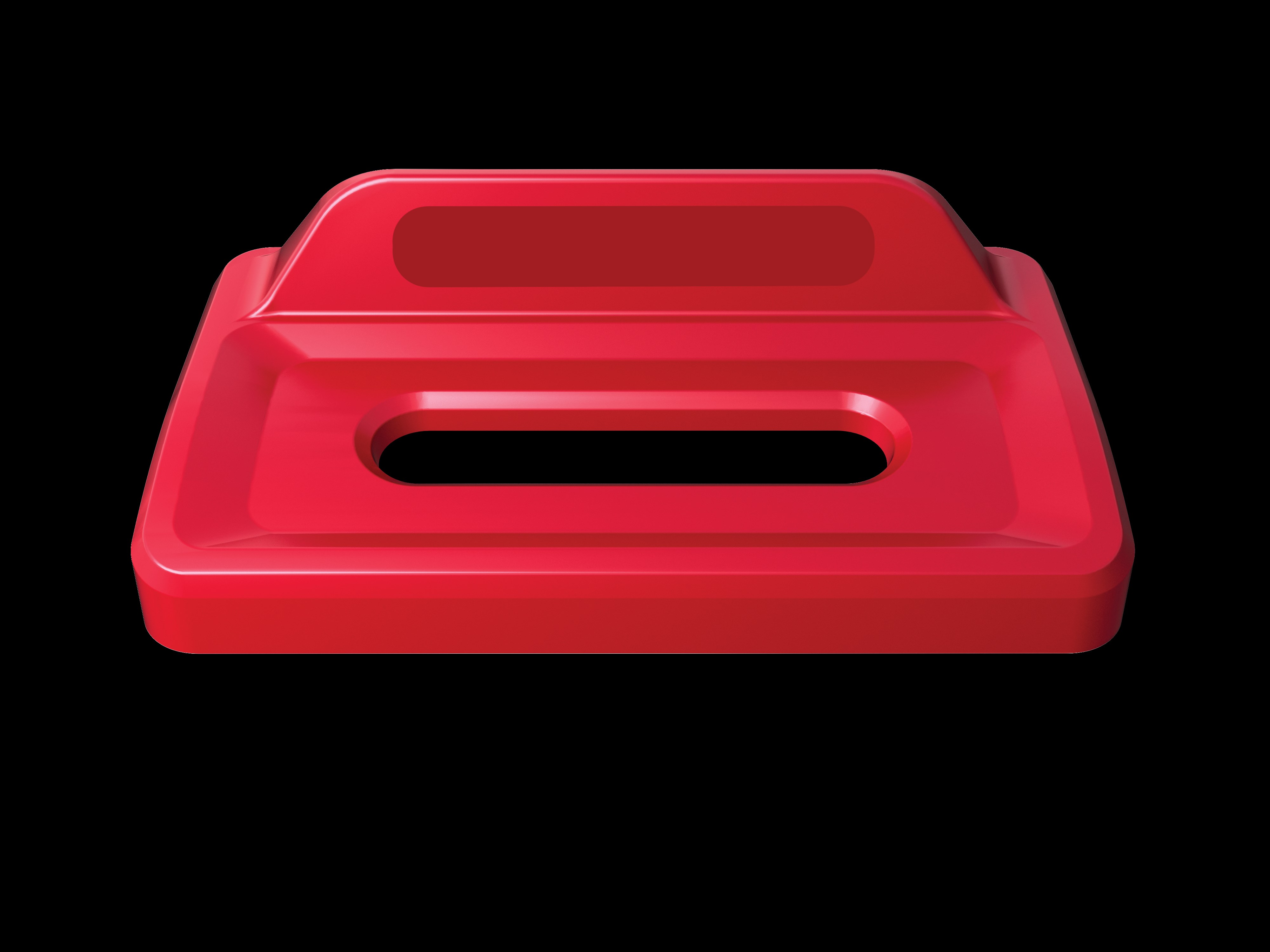Slim Jim® recycling lids are designed to make recycling easier with consistent color-coding, lid openings and waste stream options.