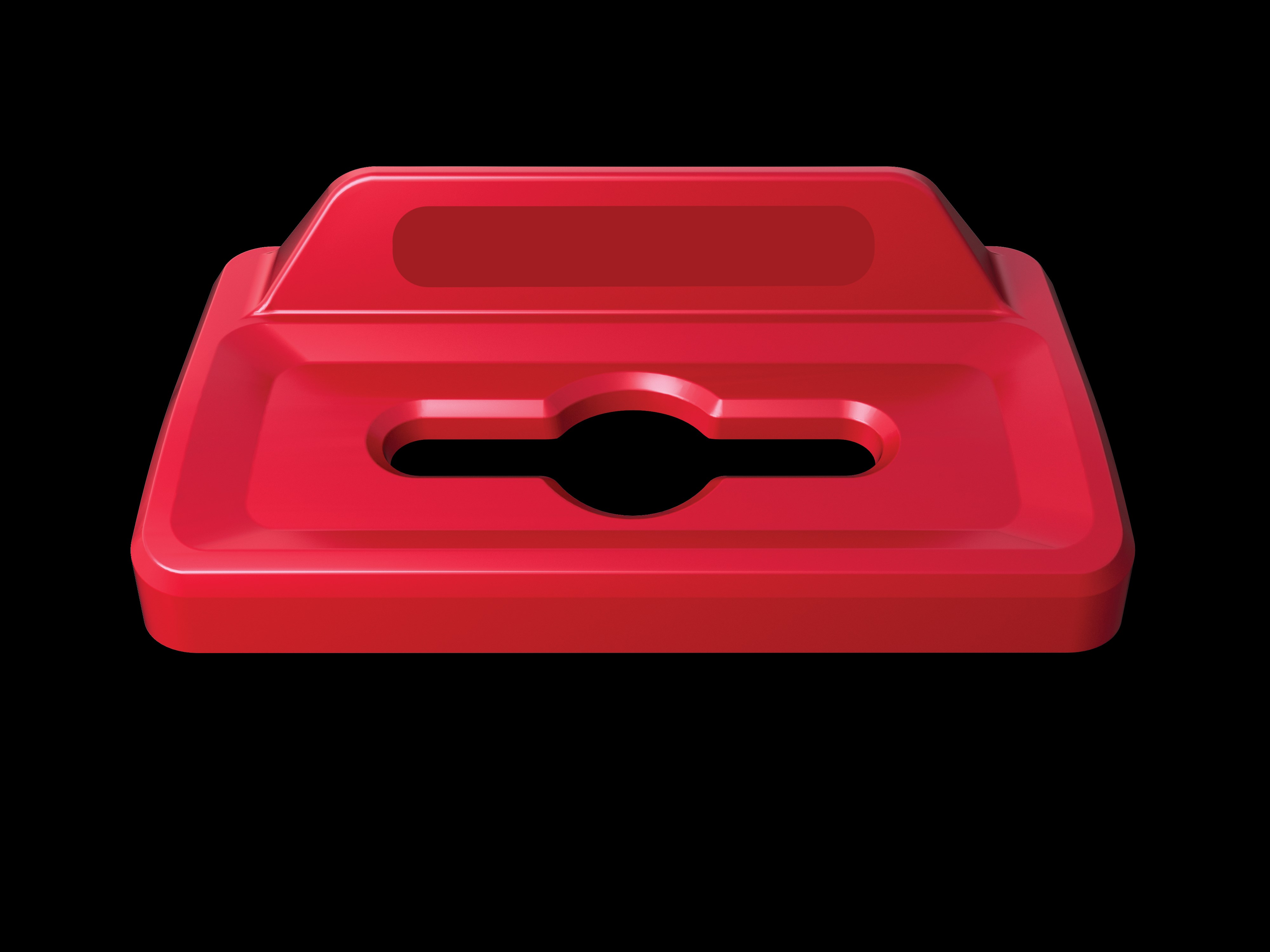 Slim Jim® recycling lids are designed to make recycling easier with consistent color-coding, lid openings and waste stream options.
