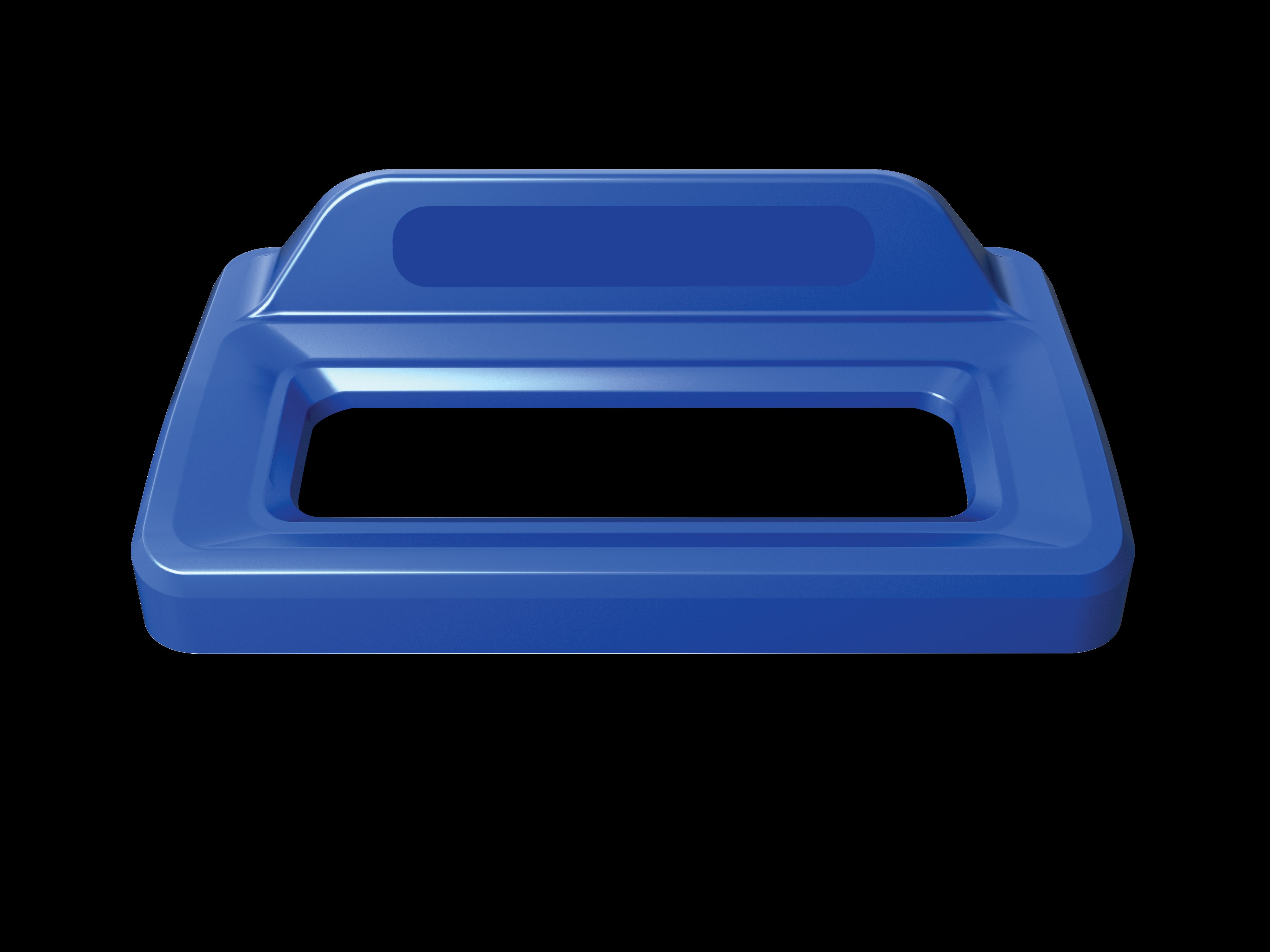 Slim Jim® recycling lids are designed to make recycling easier with consistent color-coding, lid openings and waste stream options.