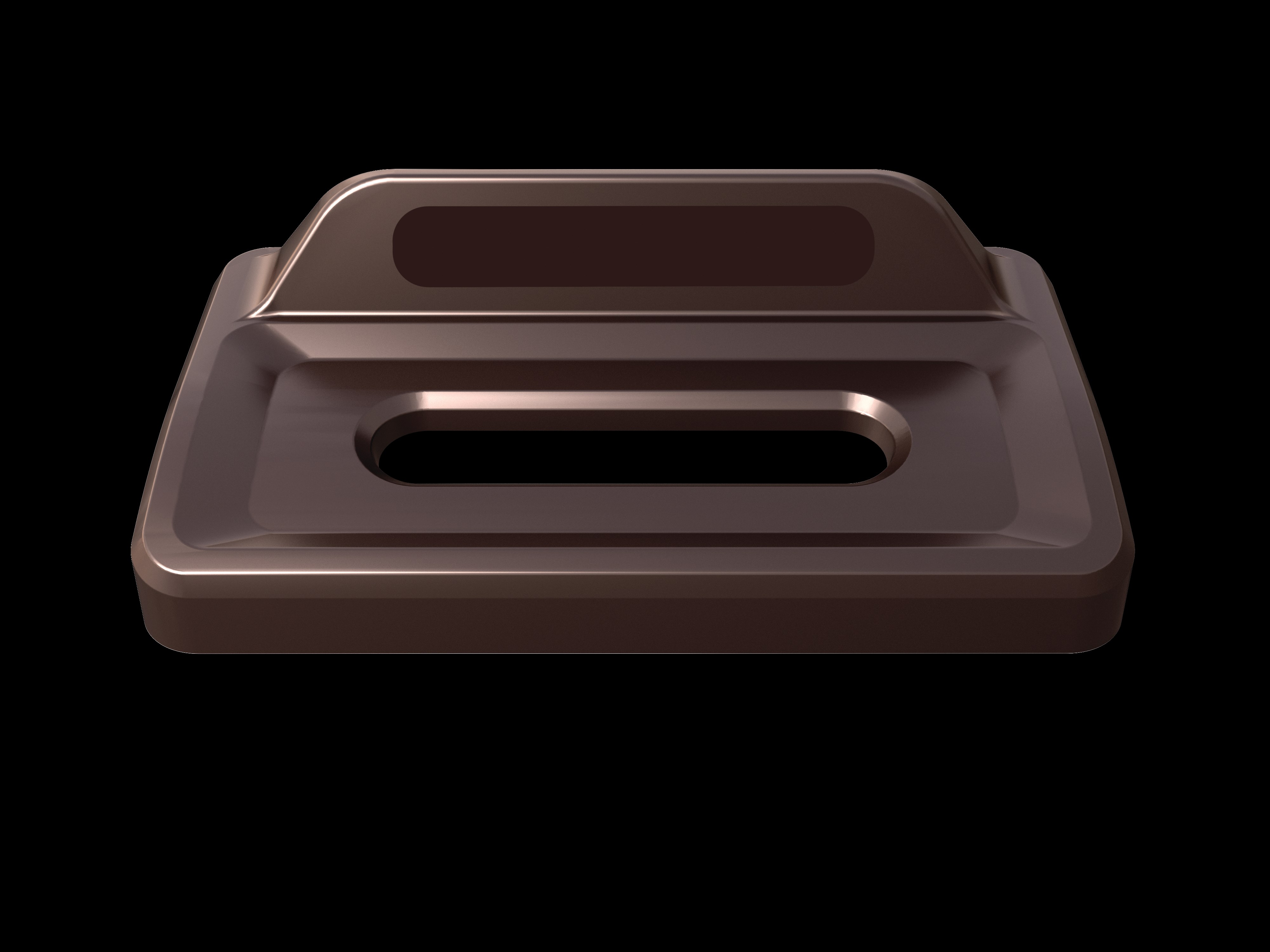 Slim Jim® recycling lids are designed to make recycling easier with consistent color-coding, lid openings and waste stream options.