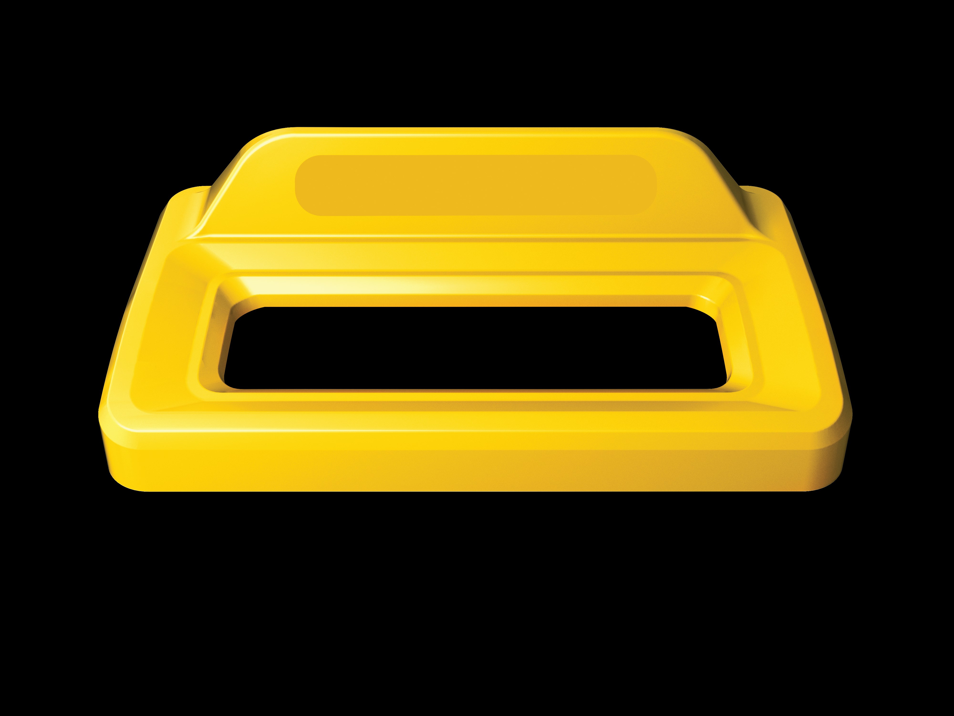 Slim Jim® recycling lids are designed to make recycling easier with consistent color-coding, lid openings and waste stream options.