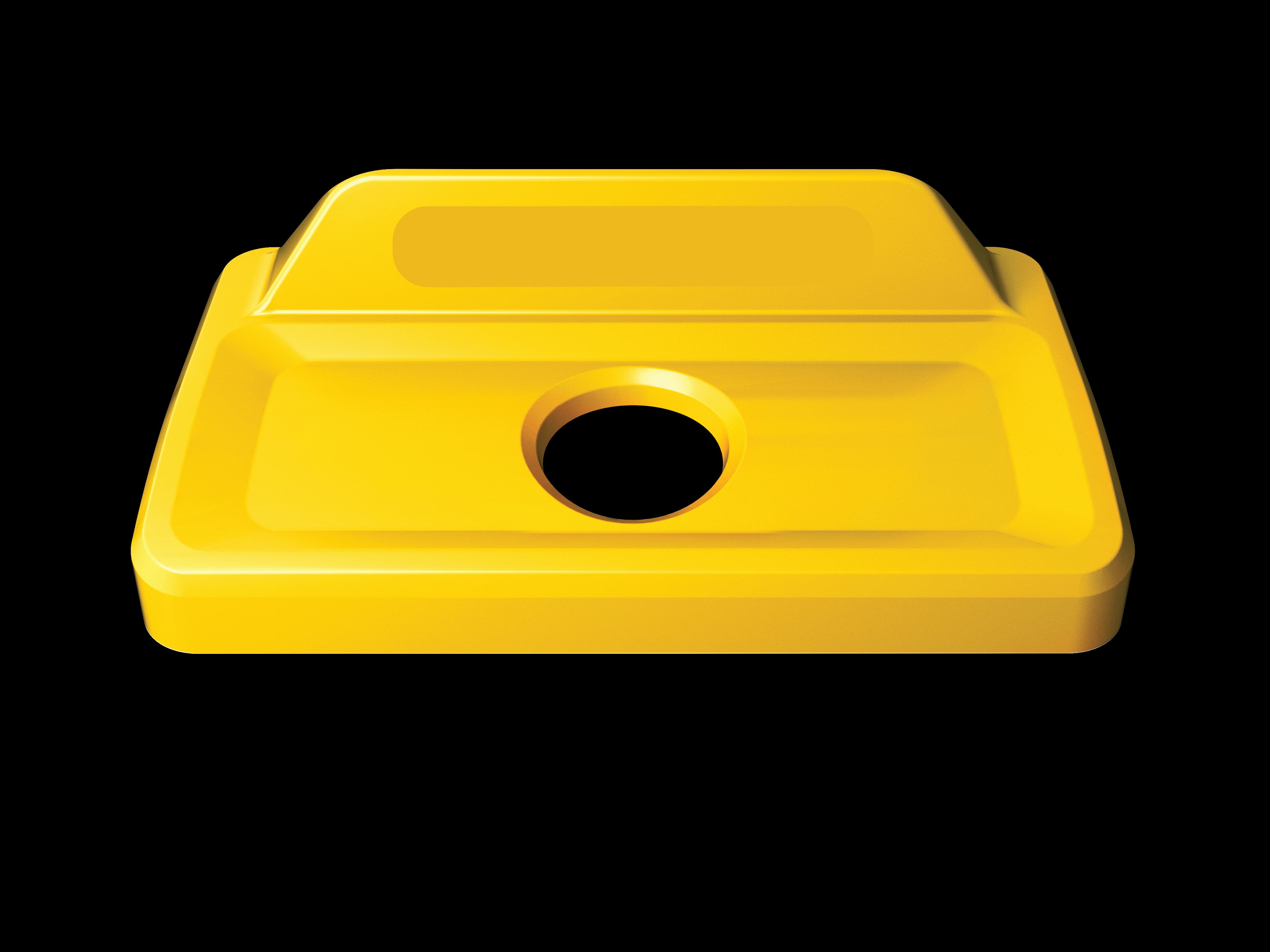 Slim Jim® recycling lids are designed to make recycling easier with consistent color-coding, lid openings and waste stream options.