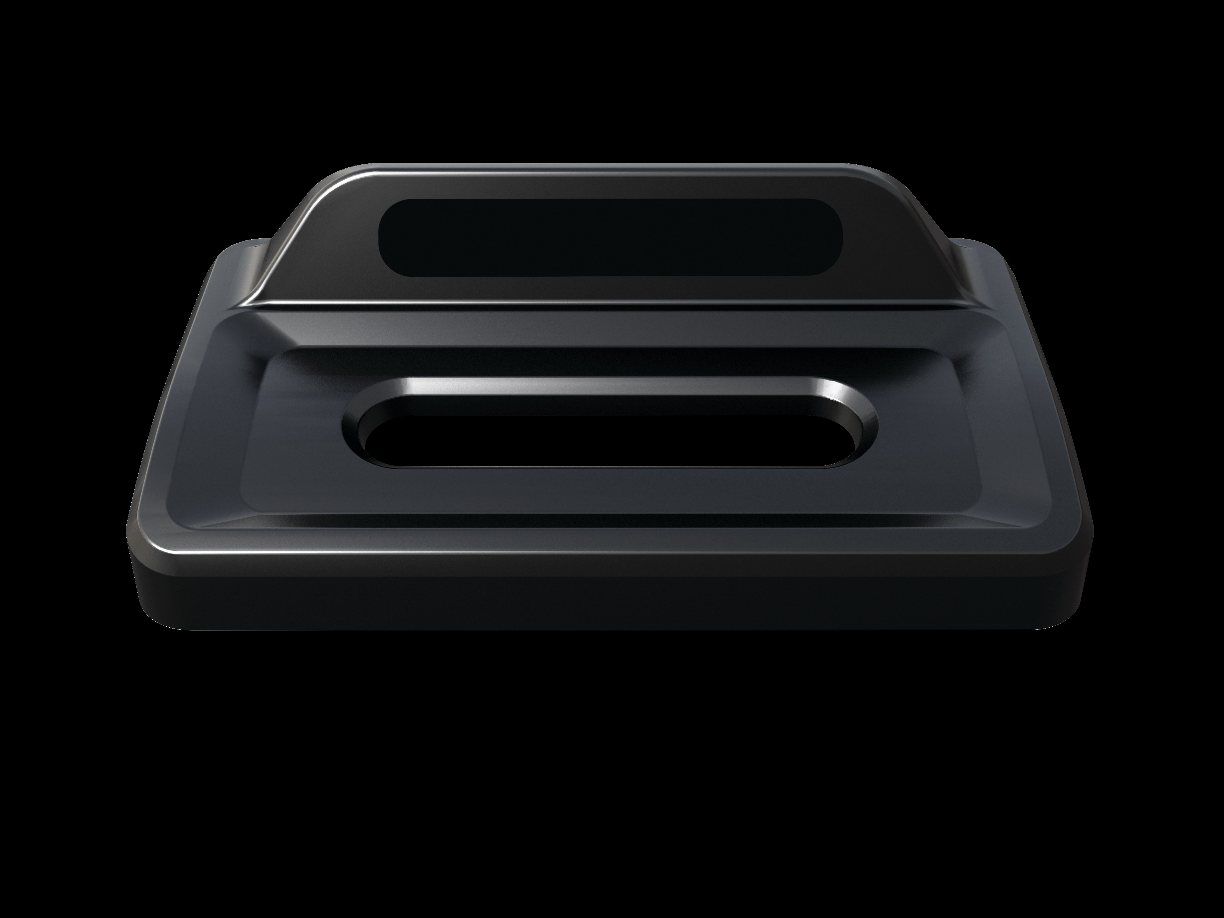 Slim Jim® recycling lids are designed to make recycling easier with consistent color-coding, lid openings and waste stream options.