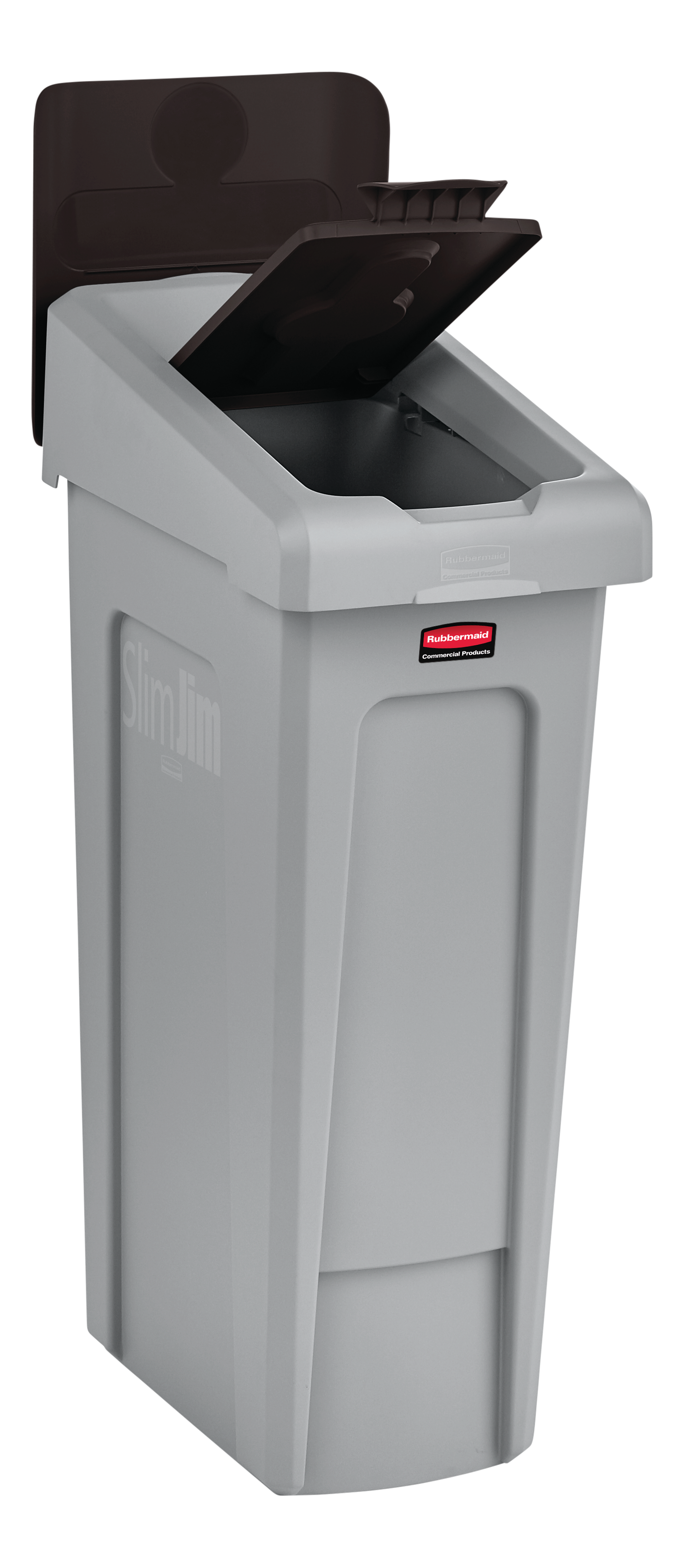 Upgrade your Slim Jim® Recycling Station with a durable, easy-to-install lid insert designed to support streamlined and efficient waste separation in any environment.