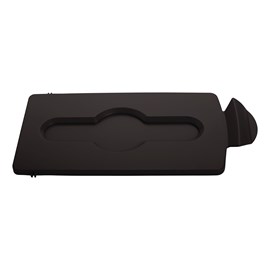 Slim Jim® Recycling Station Lid Inserts provide intuitive lid openings that promote recycling and improve productivity.