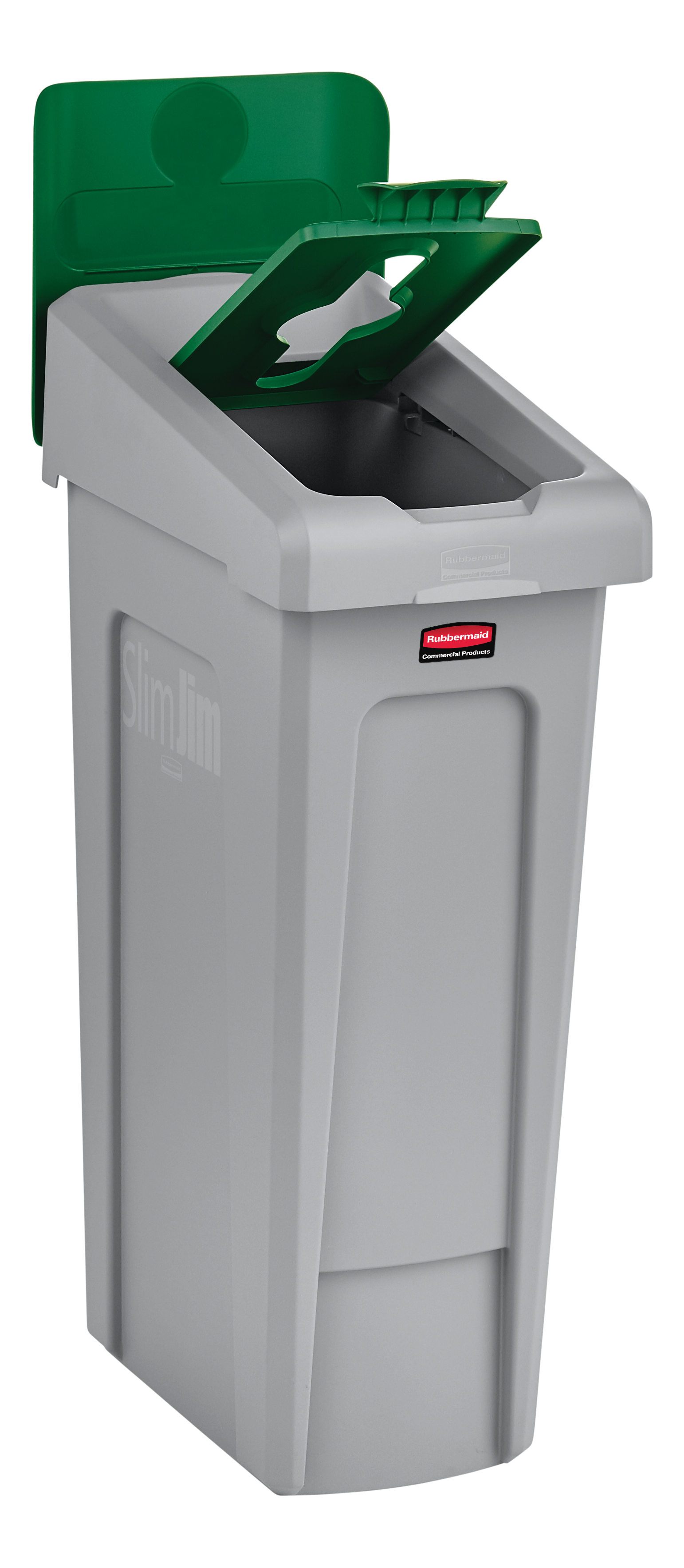 Upgrade your Slim Jim® Recycling Station with a durable, easy-to-install lid insert designed to support streamlined and efficient waste separation in any environment.