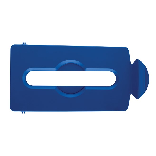 Slim Jim® Recycling Station Lid Inserts provide intuitive lid openings that promote recycling and improve productivity.