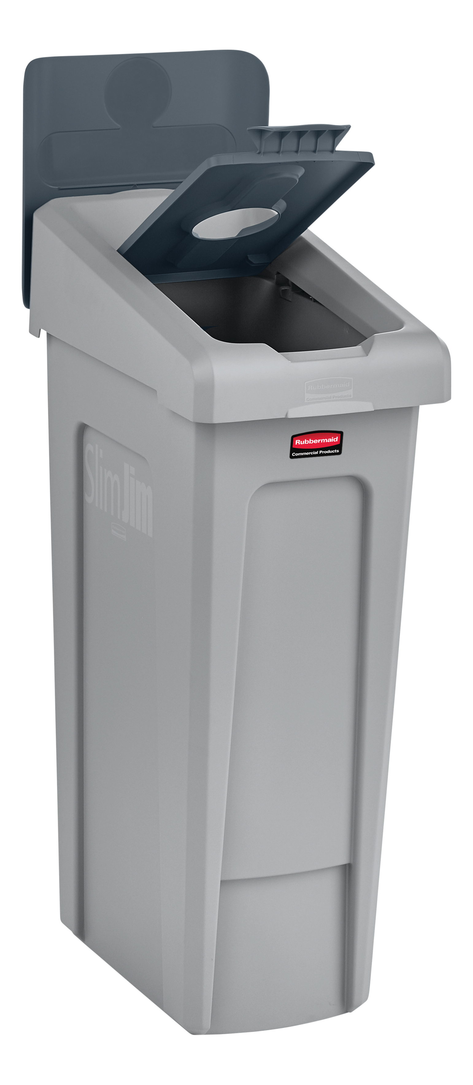 Upgrade your Slim Jim® Recycling Station with a durable, easy-to-install lid insert designed to support streamlined and efficient waste separation in any environment.