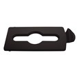 Slim Jim® Recycling Station Lid Inserts provide intuitive lid openings that promote recycling and improve productivity.