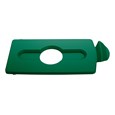 Slim Jim® Recycling Station Lid Inserts provide intuitive lid openings that promote recycling and improve productivity.
