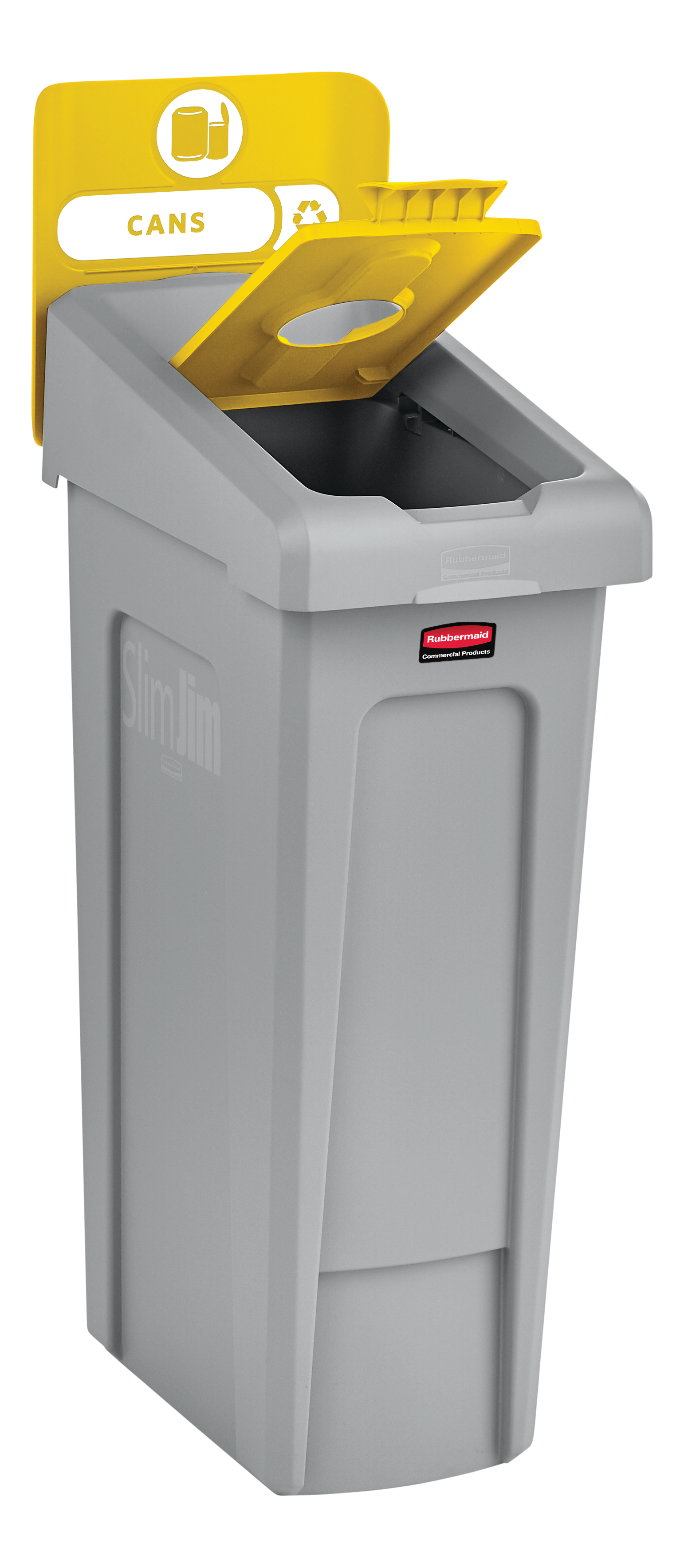 Upgrade your Slim Jim® Recycling Station with a durable, easy-to-install lid insert designed to support streamlined and efficient waste separation in any environment.