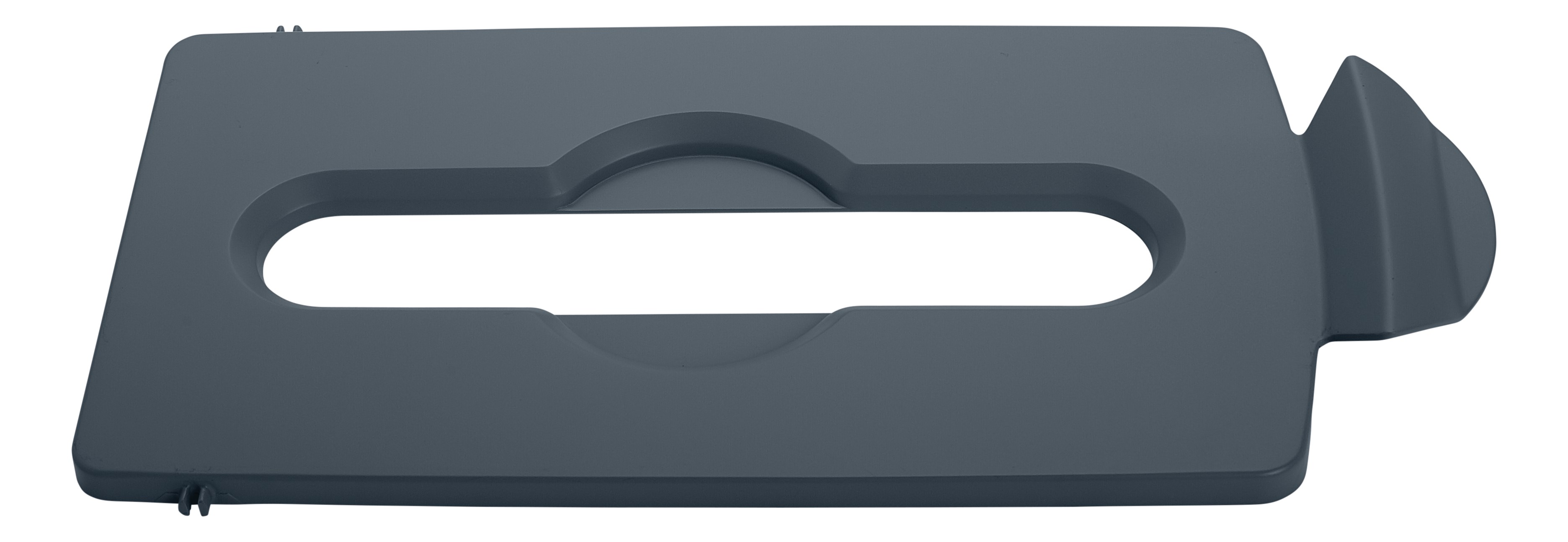 Slim Jim® Recycling Station Lid Inserts provide intuitive lid openings that promote recycling and improve productivity.