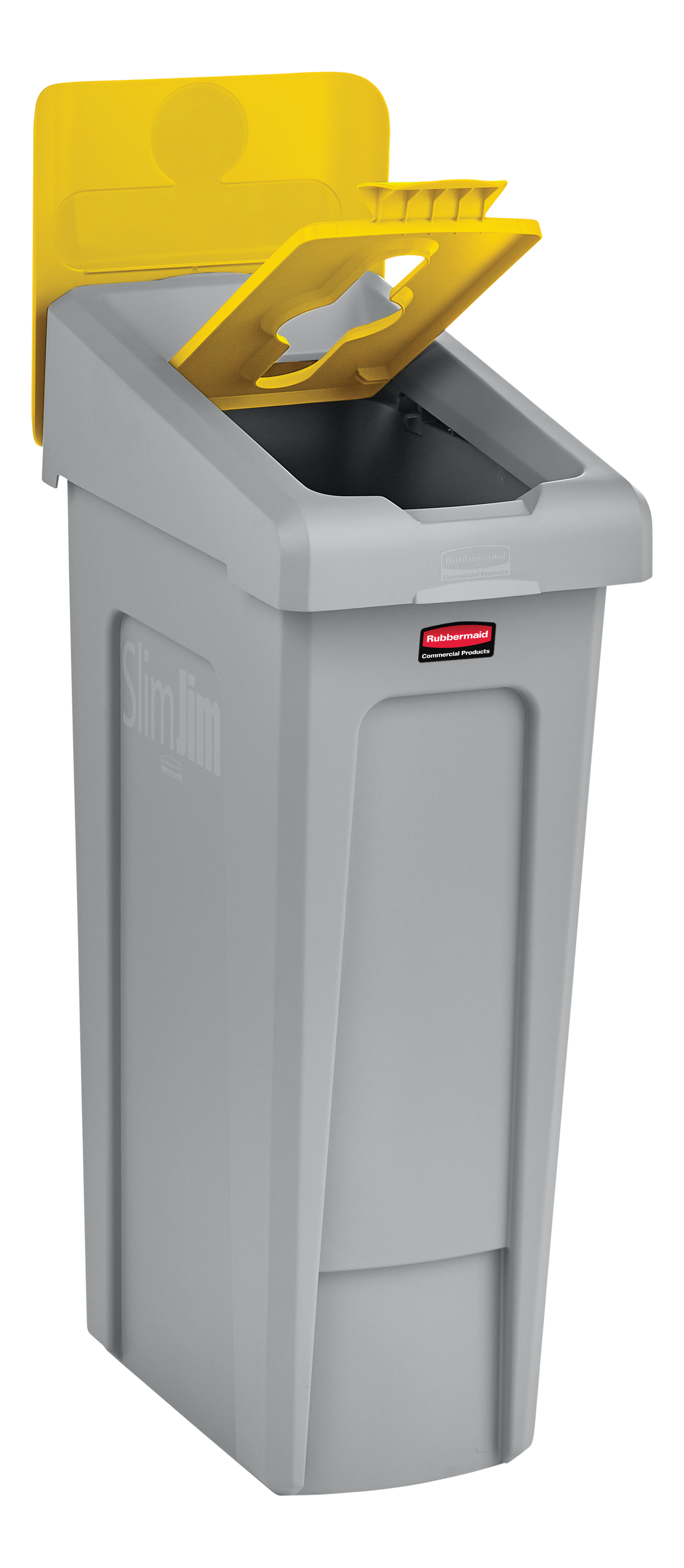 Upgrade your Slim Jim® Recycling Station with a durable, easy-to-install lid insert designed to support streamlined and efficient waste separation in any environment.