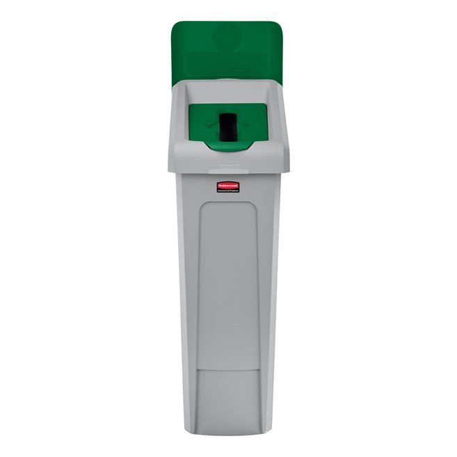 Slim Jim® Recycling Station Lid Inserts provide intuitive lid openings that promote recycling and improve productivity.