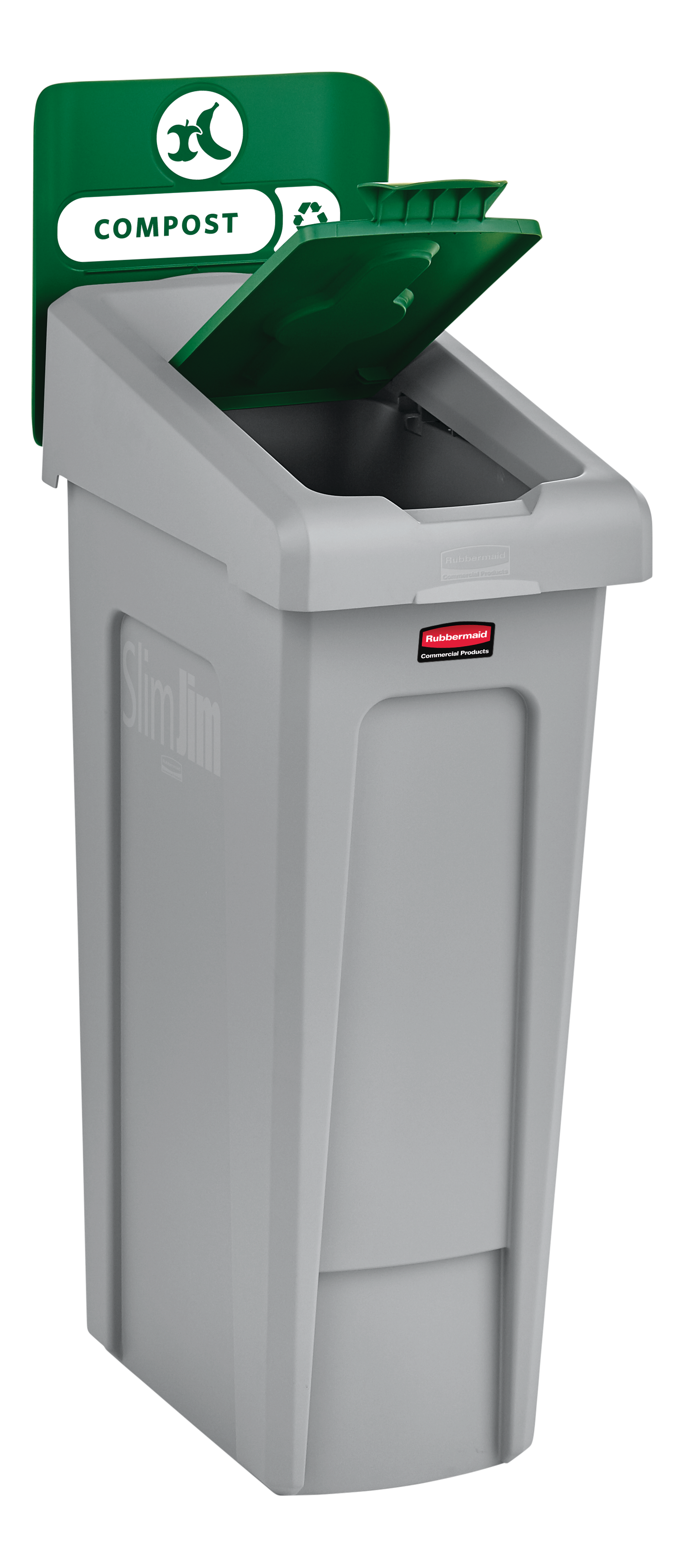 Upgrade your Slim Jim® Recycling Station with a durable, easy-to-install lid insert designed to support streamlined and efficient waste separation in any environment.