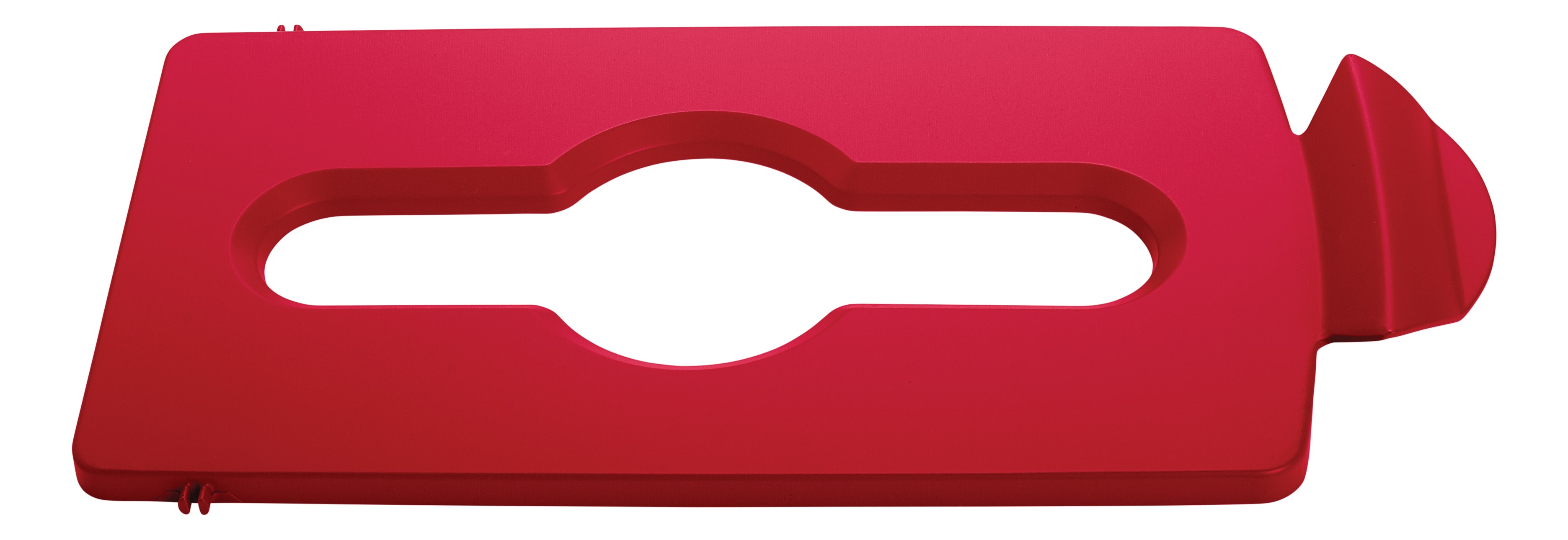 Slim Jim® Recycling Station Lid Inserts provide intuitive lid openings that promote recycling and improve productivity.