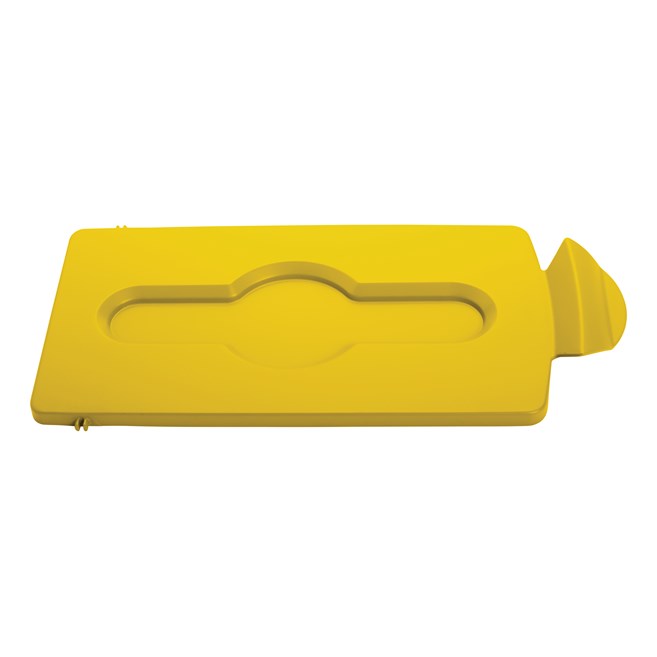 Slim Jim® Recycling Station Lid Inserts provide intuitive lid openings that promote recycling and improve productivity.