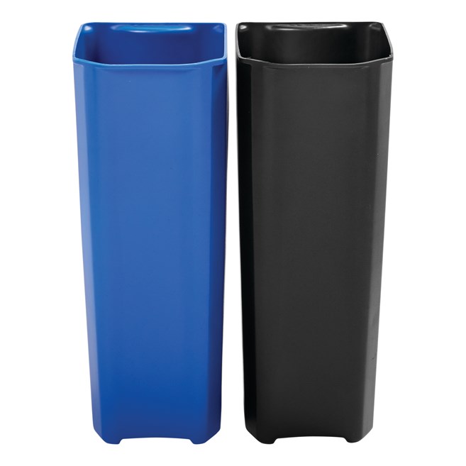 The Rubbermaid Commercial Impressions™ End Step-On Liner helps maintain the life of the Rubbermaid Commercial Impressions™ End Step-On Container (sold separately). Constructed of durable, puncture-resistant plastic, this liner features smooth contours for easy cleaning and a liner retainer band to secure liner bags.