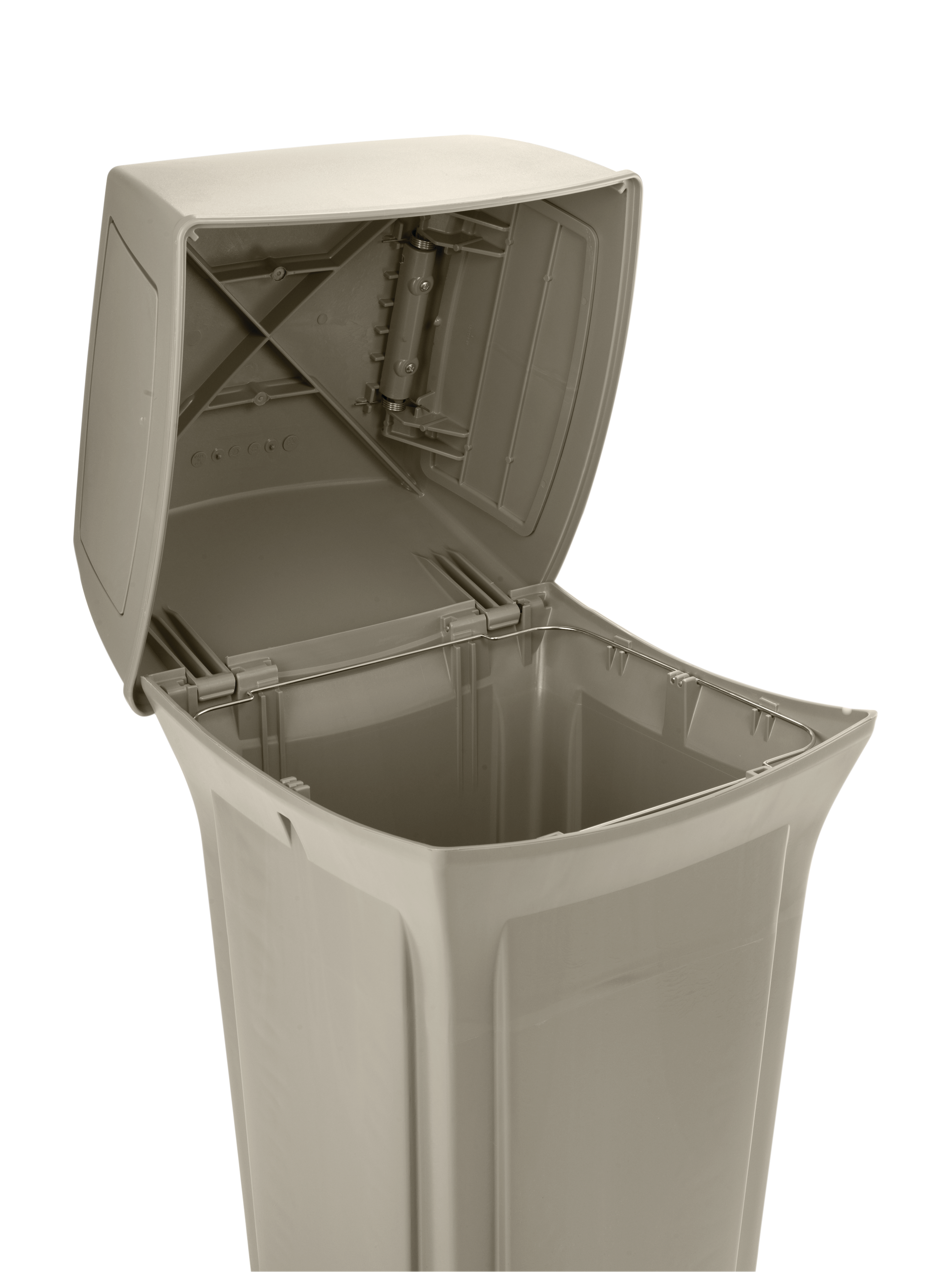 The Rubbermaid Commercial Ranger® Classic Waste Bins feature Rubbermaid's famous durability, modern styling, and easy-to-service design.