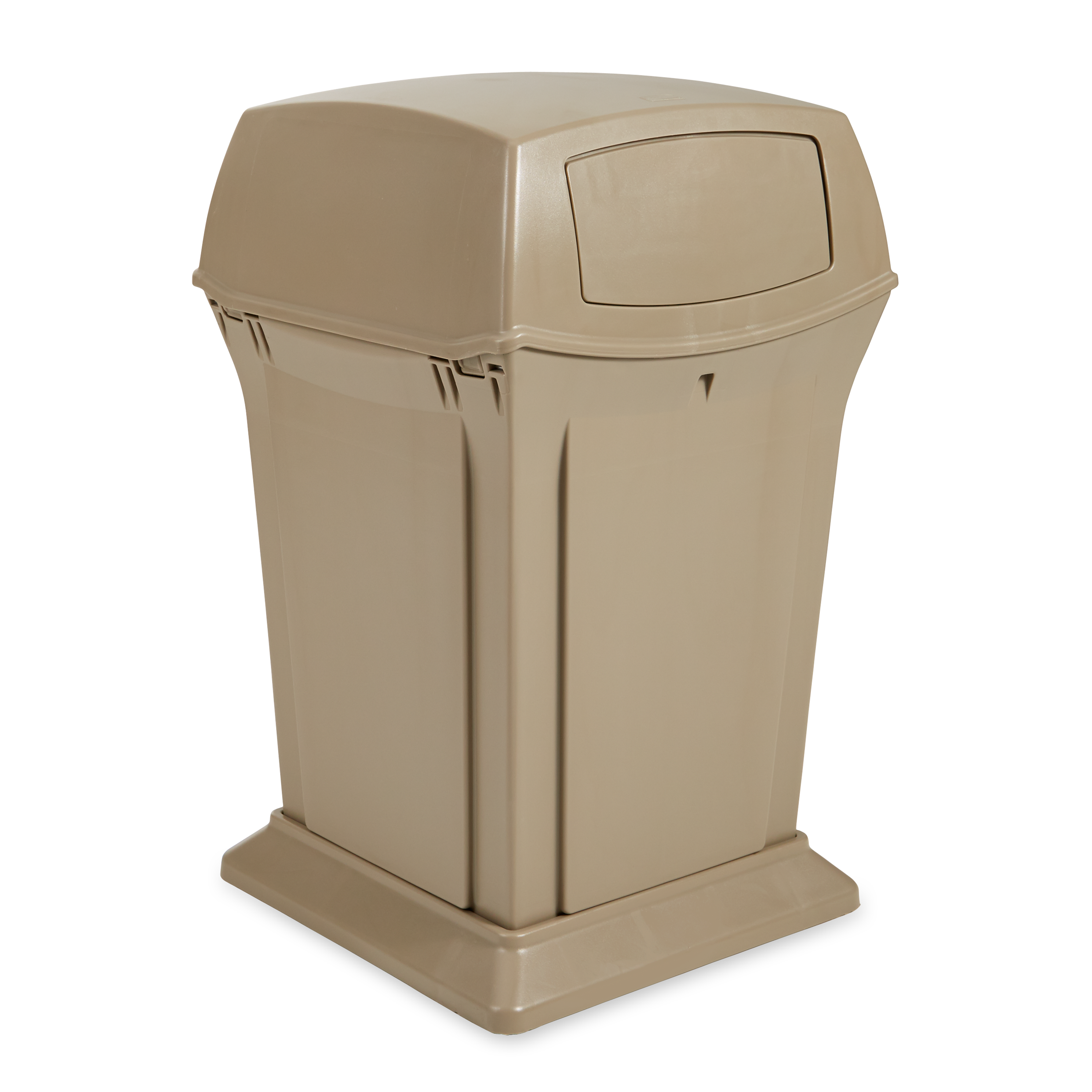 The Rubbermaid Commercial Ranger® Classic Waste Bin features reliable durability, modern styling, and easy-to-service design.