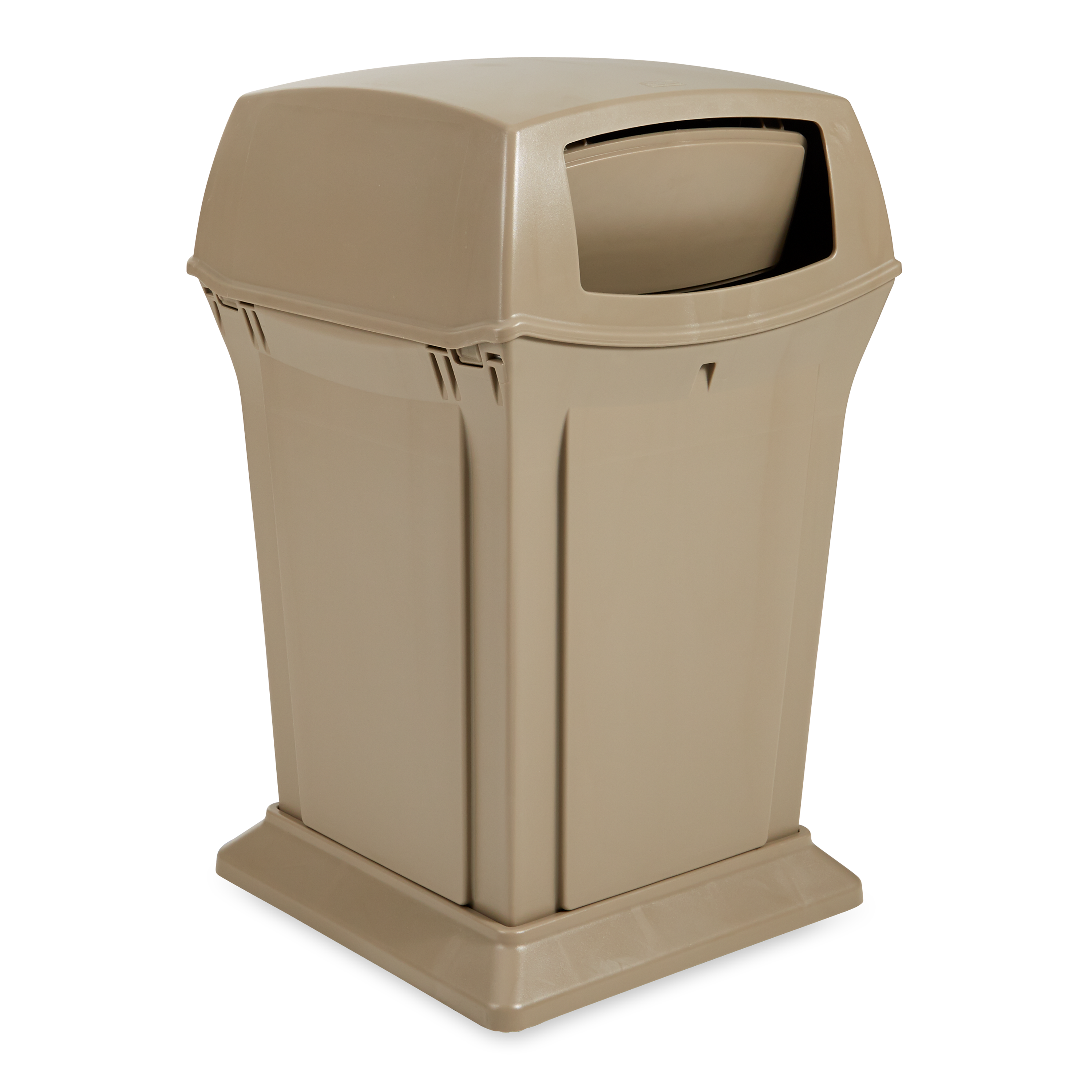 The Rubbermaid Commercial Ranger® Classic Waste Bin features reliable durability, modern styling, and easy-to-service design.