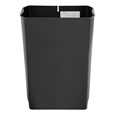 The Rubbermaid Commercial Streamline™ End Step-On Liner helps maintain the life of the Rubbermaid Commercial Streamline™ Front Step-On Container (sold separately). Constructed of durable, puncture-resistant plastic, this liner features smooth contours for easy cleaning and a liner retainer band to secure liner bags.