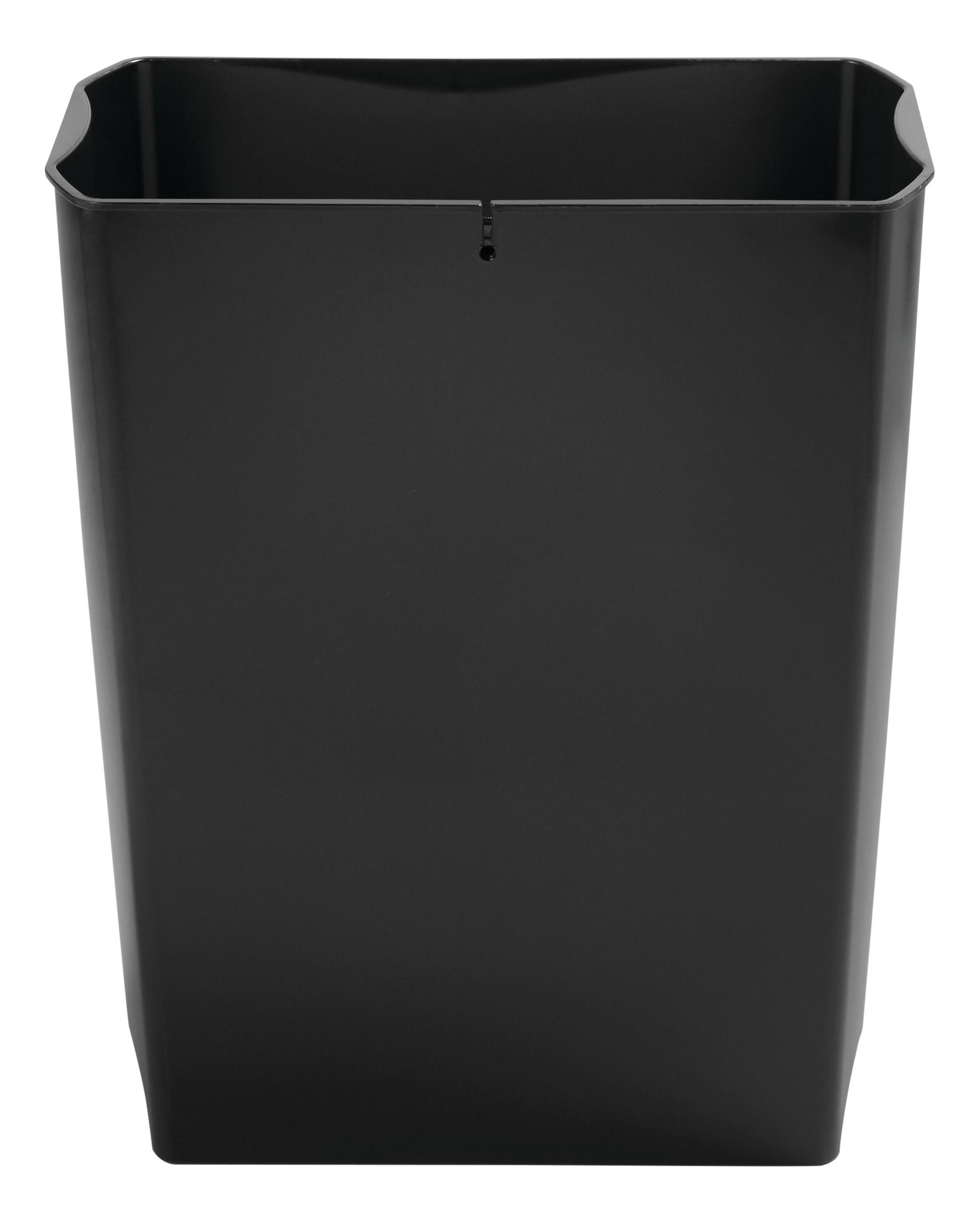 Dieser Slim Jim® Innenbehälter von Rubbermaid Commercial ist für den Slim Jim® Step-On-Tretabfallbehälter mit Pedal vorne (separat erhältlich). Hergestellt aus strapazierfähigem, durchstoßfestem Kunststoff, zeichnet sich dieser Innenbehälter durch seinen Abfallsackhalter und seine weichen Konturen aus, die eine einfache Reinigung ermöglichen.