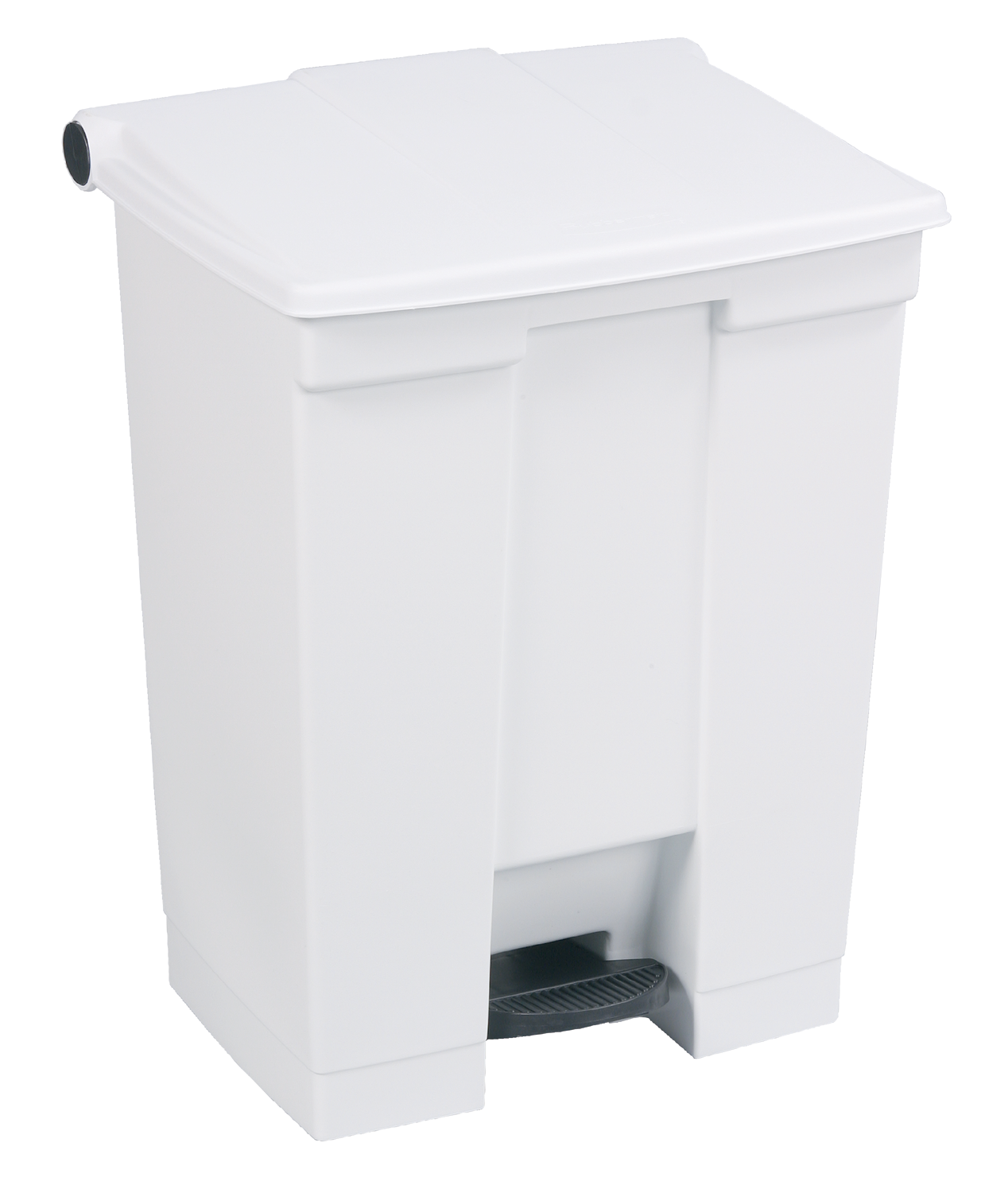 The Rubbermaid Commercial Step-On Container provides sanitary waste management.