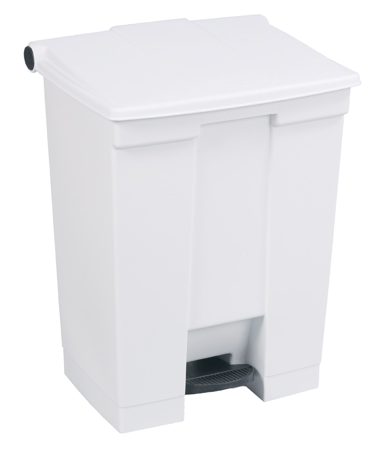 The Rubbermaid Commercial Legacy Step-On Container provides sanitary waste management. The step-on foot pedal reduces contamination and improves working conditions.