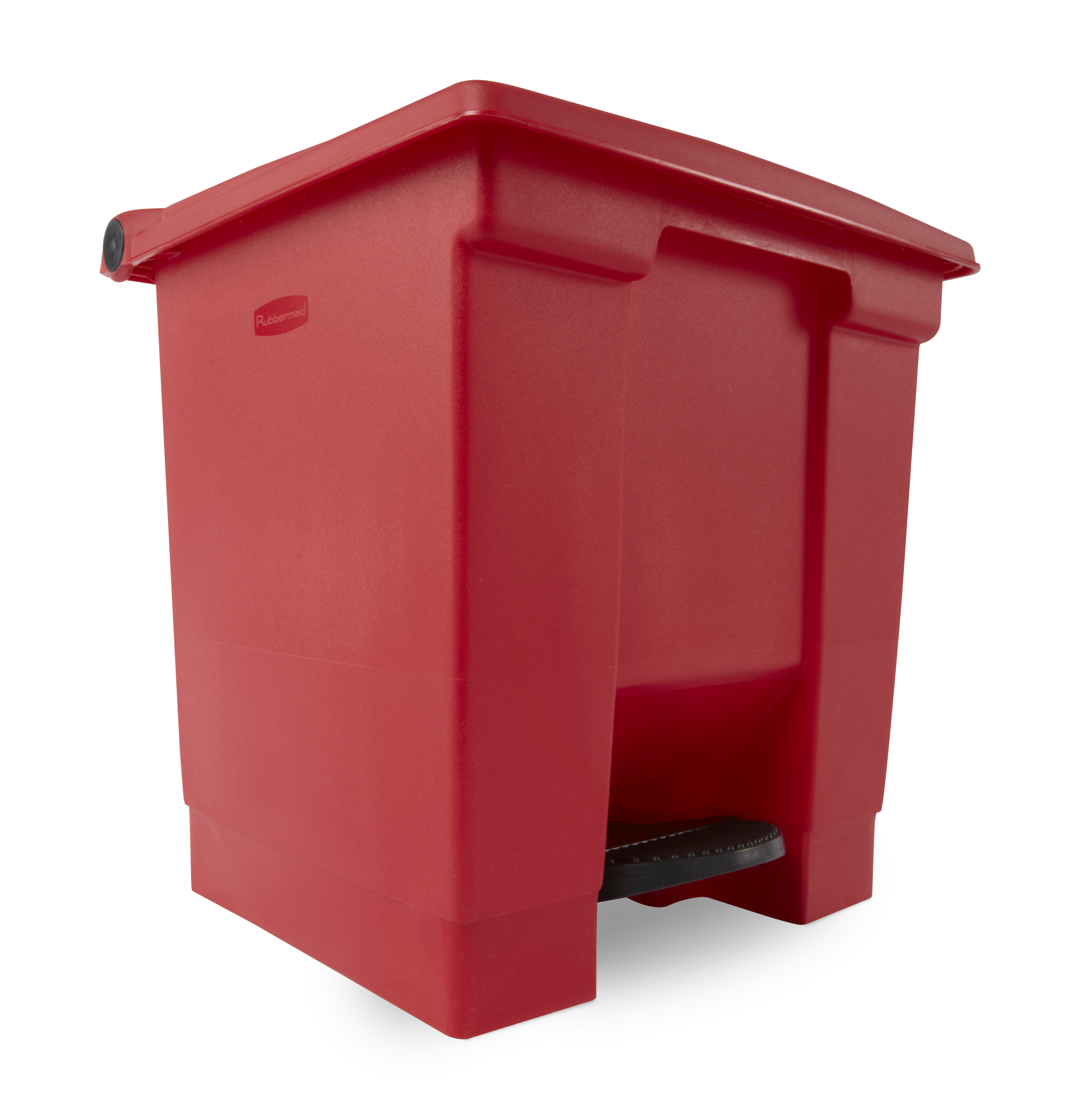 Il bidone a pedale Rubbermaid Commercial favorisce il trattamento dei rifiuti sanitari.