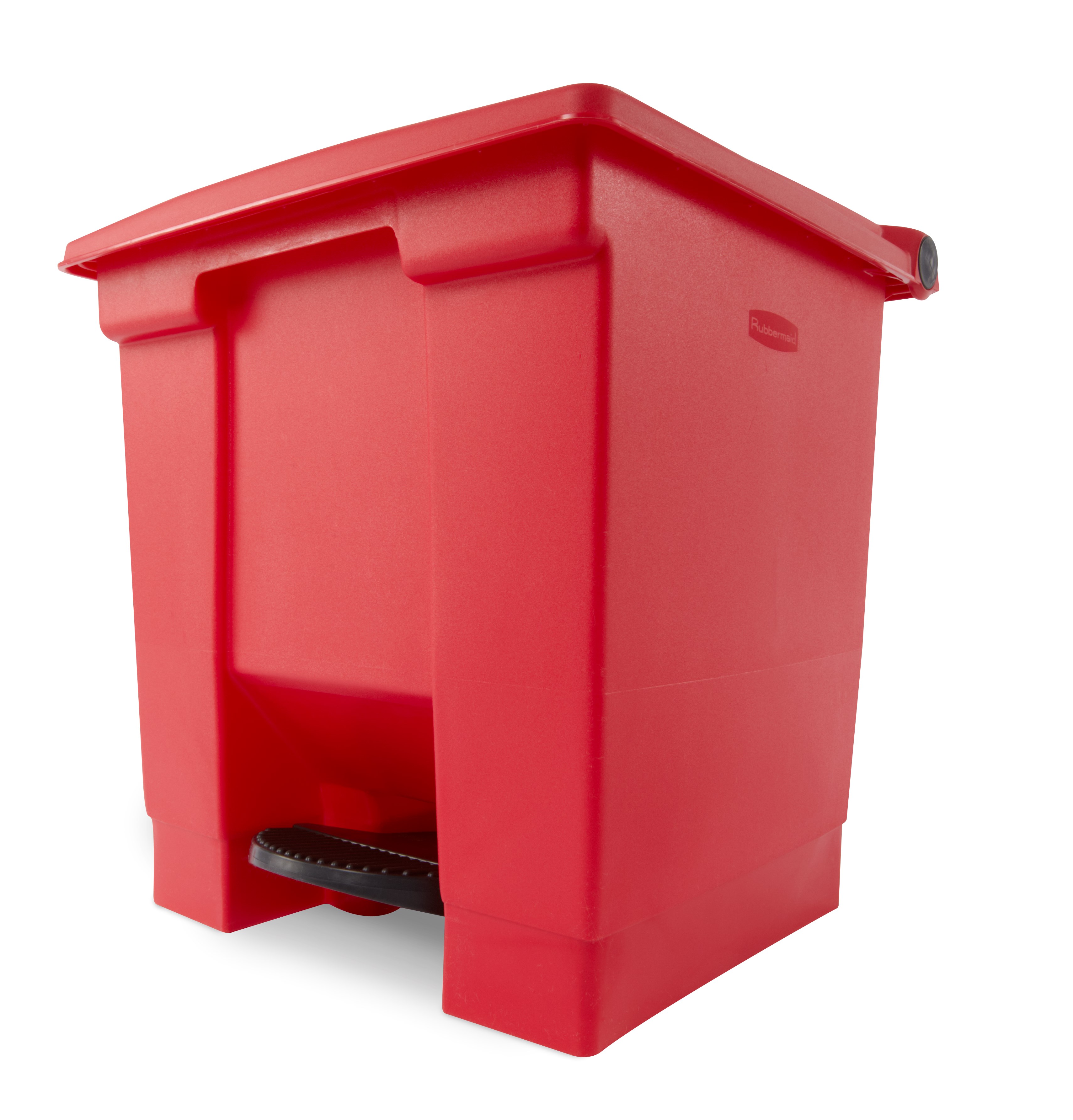 The Rubbermaid Commercial Legacy Step-On Container provides sanitary waste management. The step-on foot pedal reduces contamination and improves working conditions.