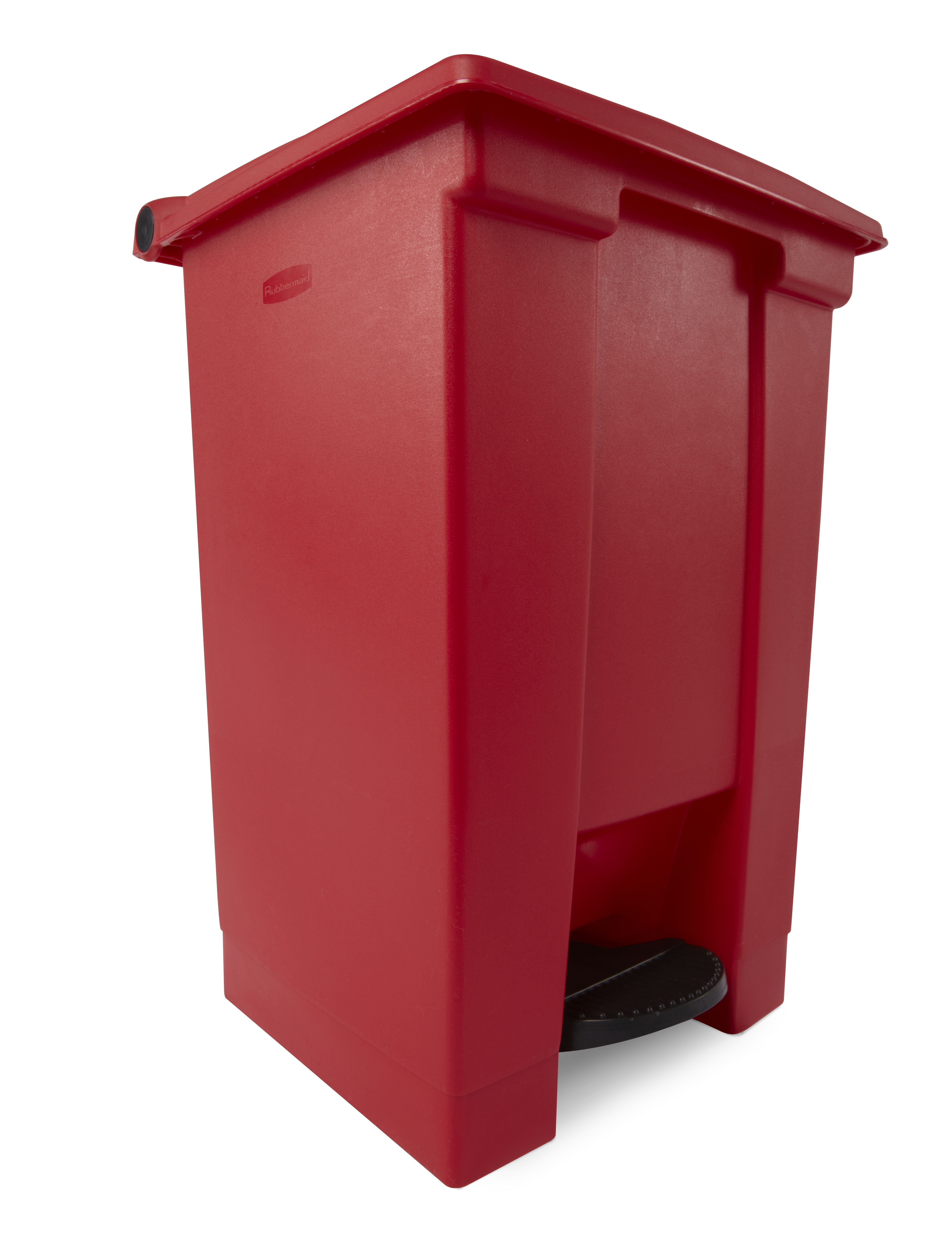 The Rubbermaid Commercial Step-On Container provides sanitary waste management.