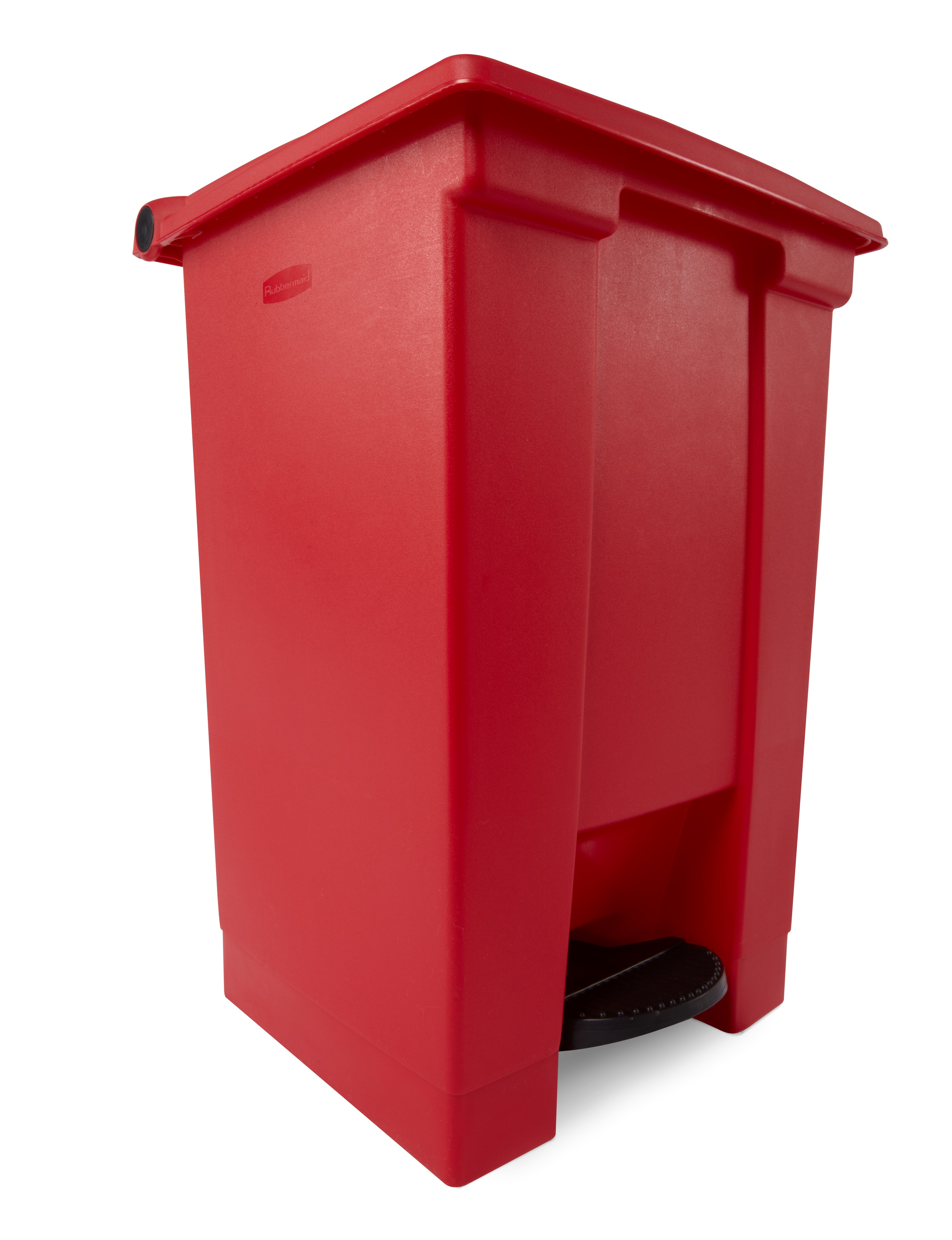 The Rubbermaid Commercial Legacy Step-On Container provides sanitary waste management. The step-on foot pedal reduces contamination and improves working conditions.
