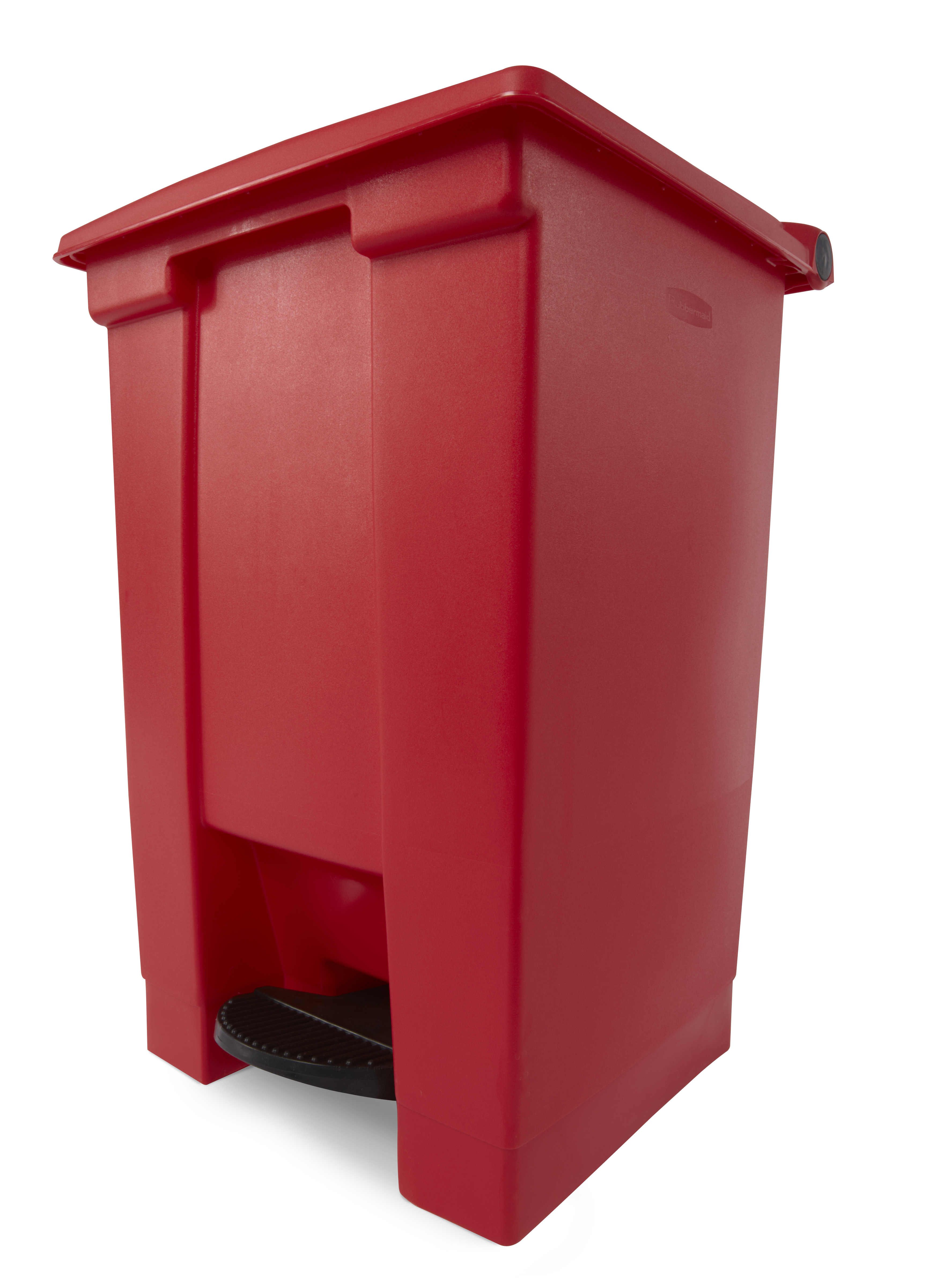 The Rubbermaid Commercial Step-On Container provides sanitary waste management.