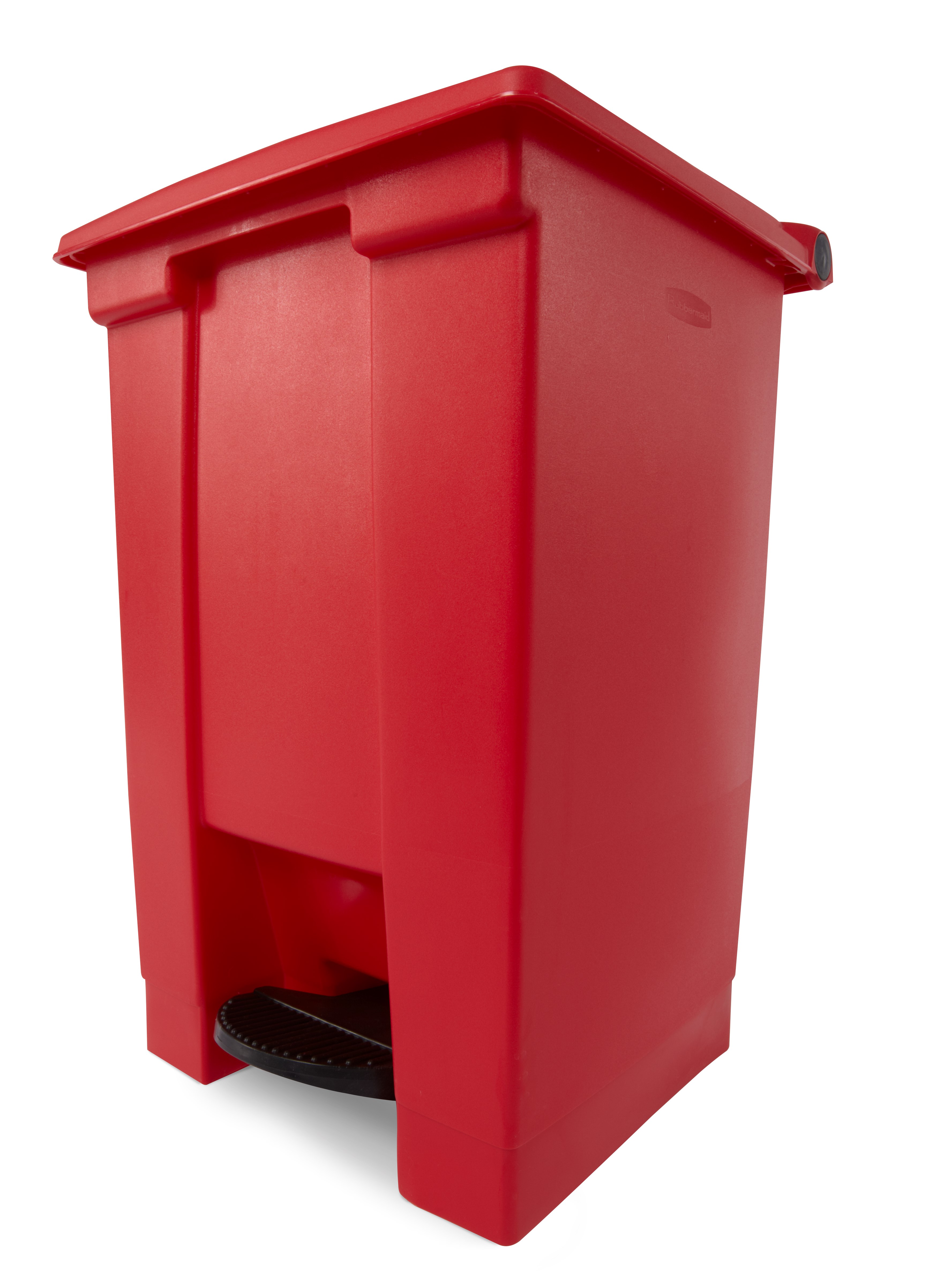 The Rubbermaid Commercial Legacy Step-On Container provides sanitary waste management. The step-on foot pedal reduces contamination and improves working conditions.