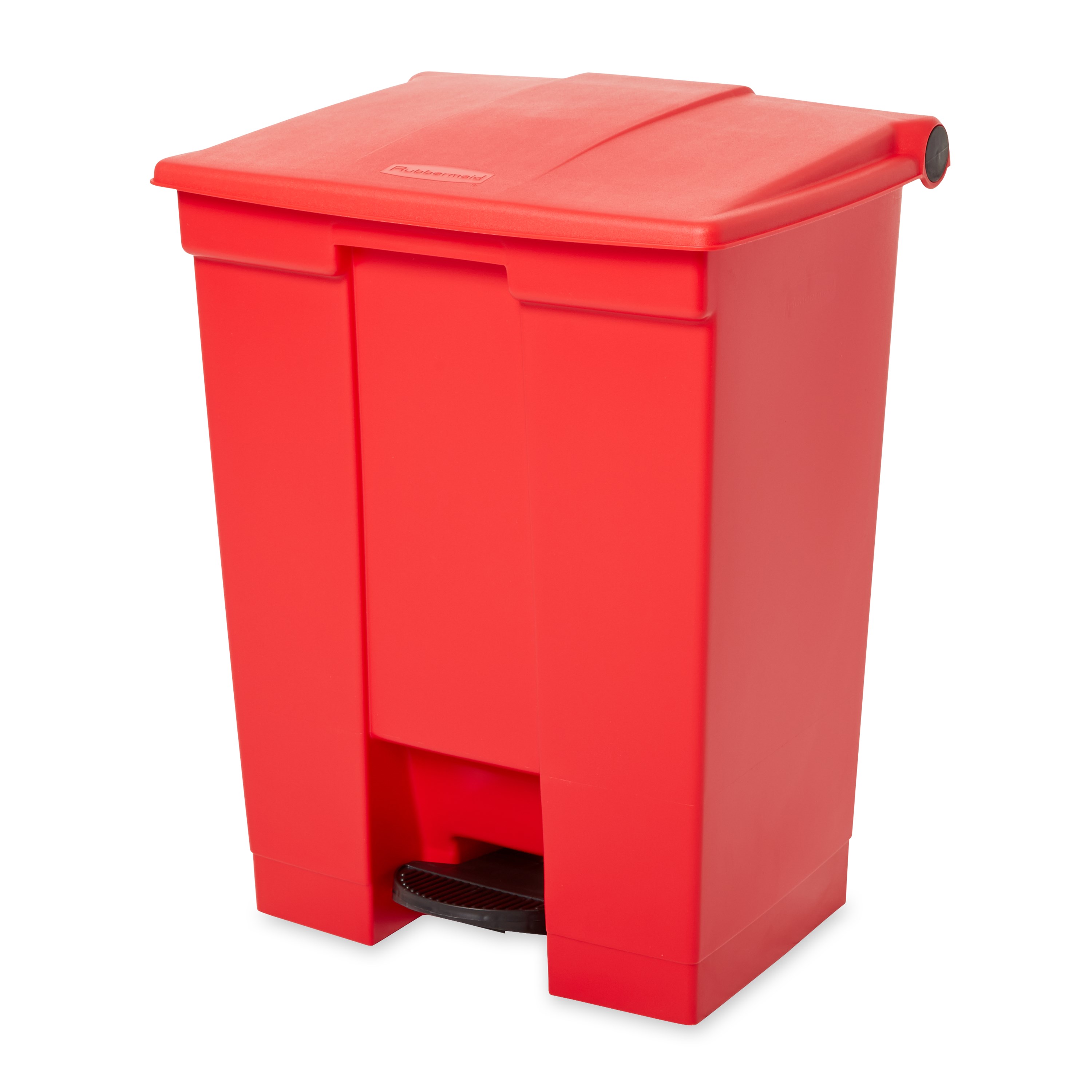 The Rubbermaid Commercial Legacy Step-On Container provides sanitary waste management. The step-on foot pedal reduces contamination and improves working conditions.
