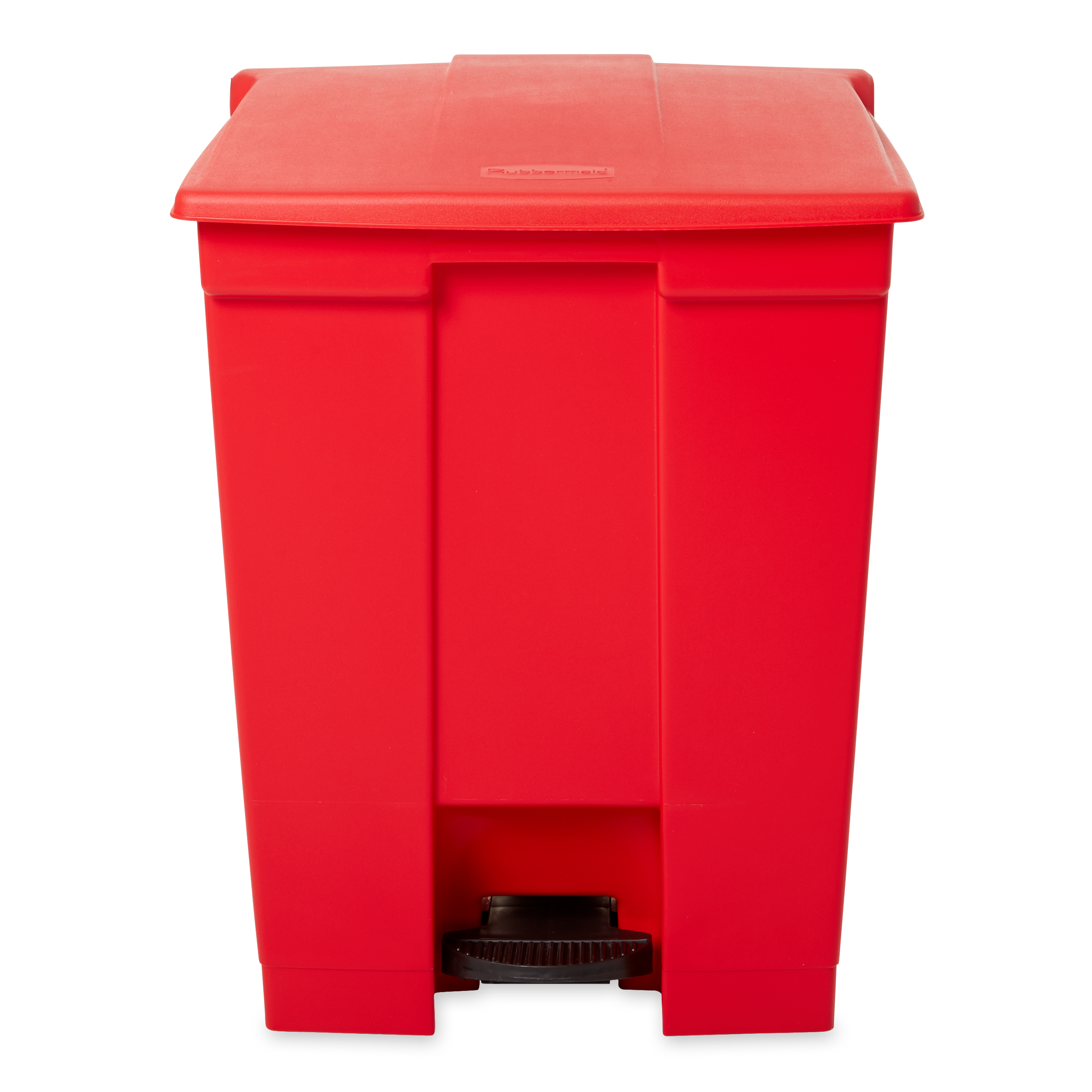 The Rubbermaid Commercial Step-On Container provides sanitary waste management.