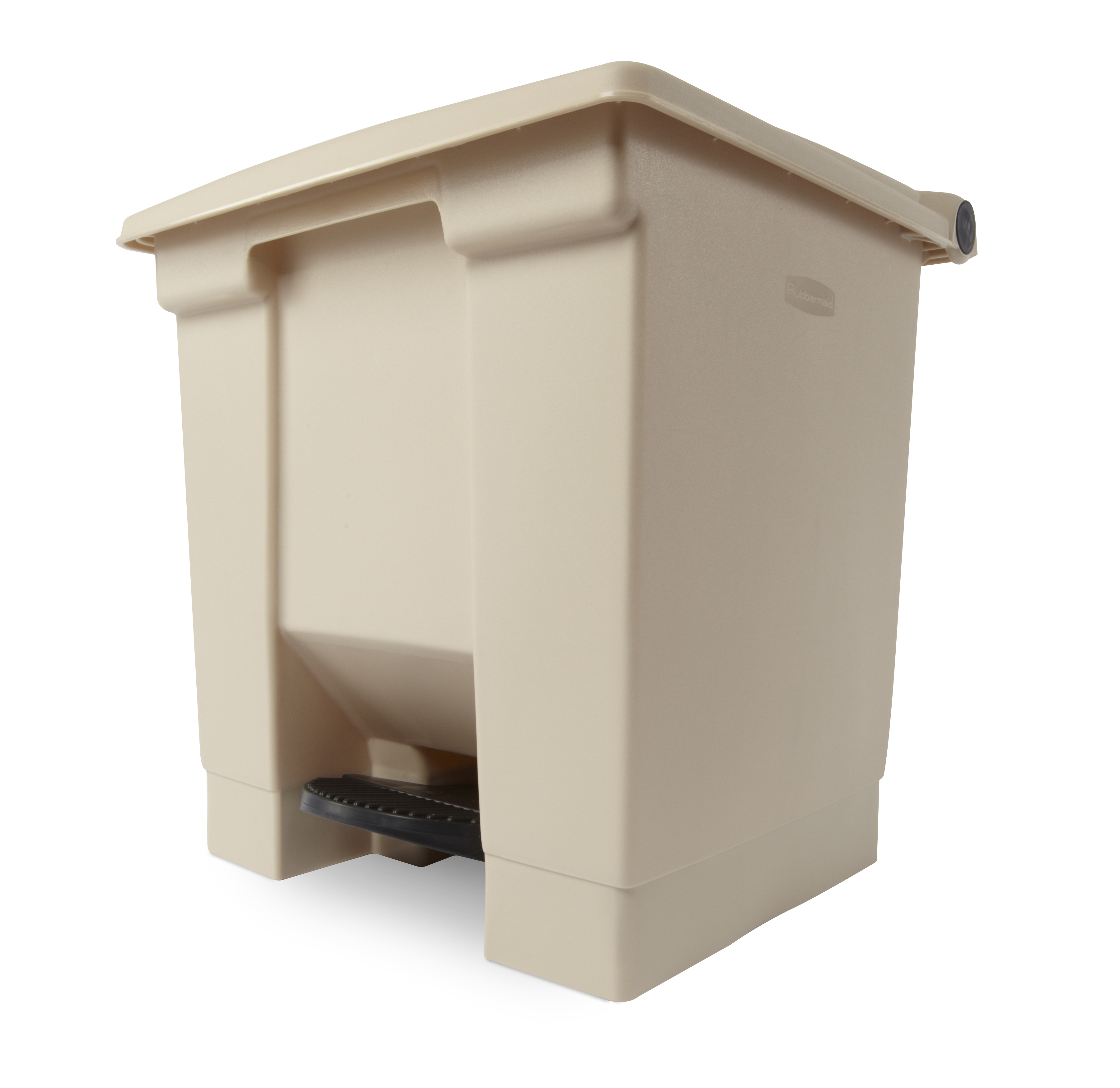 Ce collecteur à pédale Rubbermaid est conçu pour les déchets sanitaires.