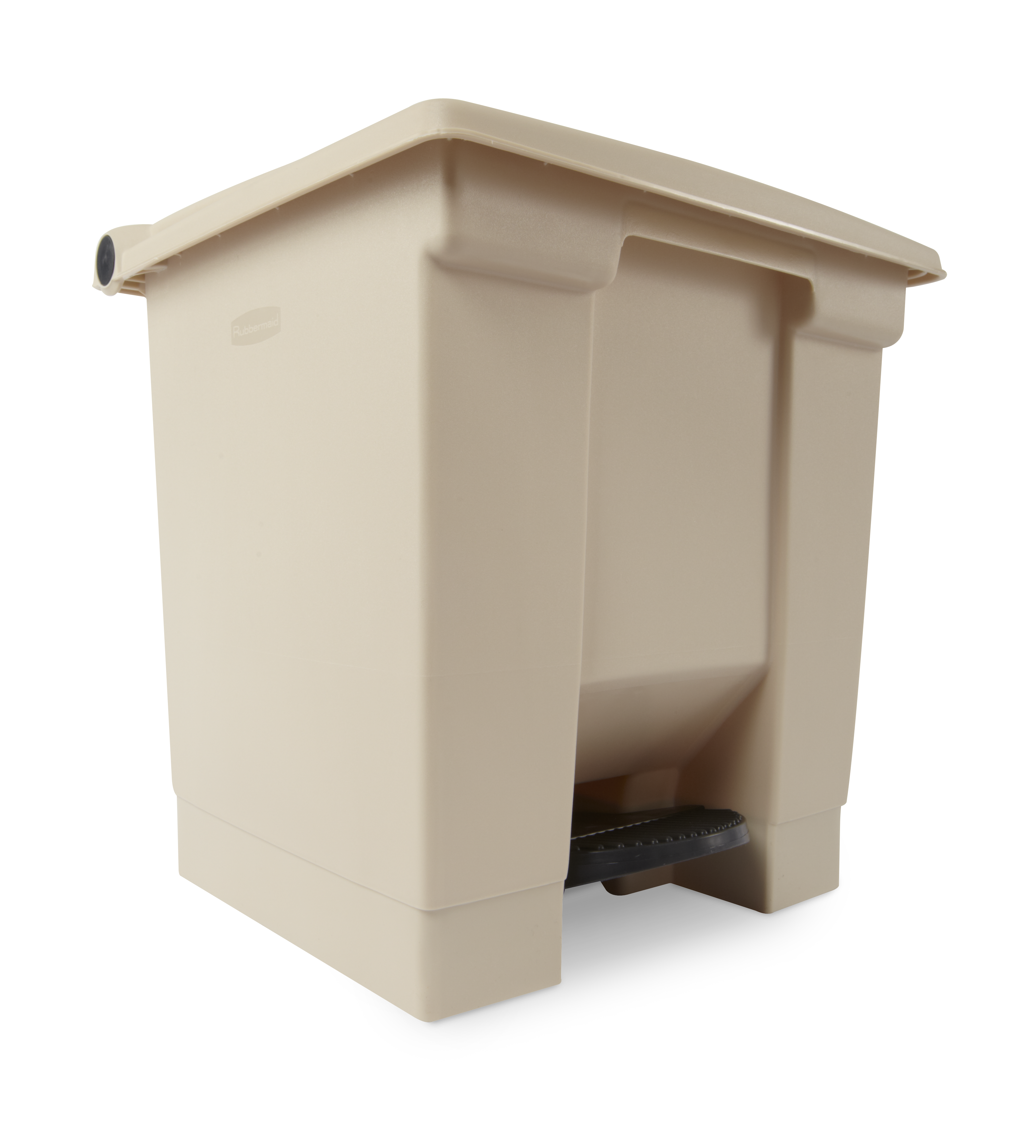 Ce collecteur à pédale Rubbermaid est conçu pour les déchets sanitaires.