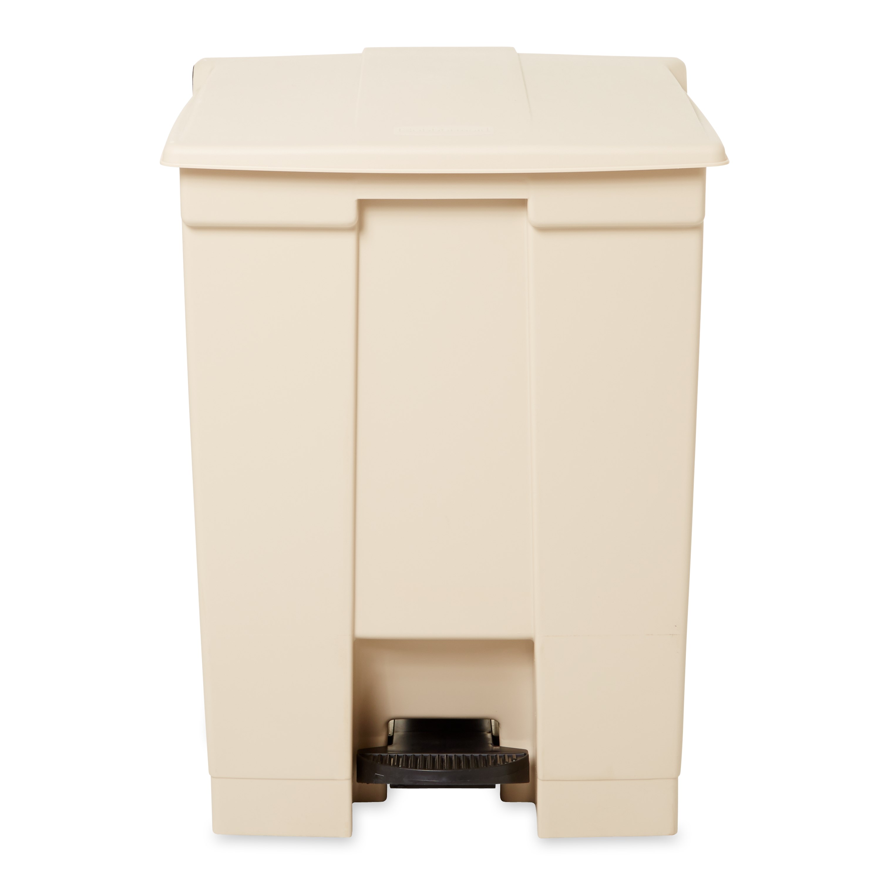 The Rubbermaid Commercial Legacy Step-On Container provides sanitary waste management. The step-on foot pedal reduces contamination and improves working conditions.