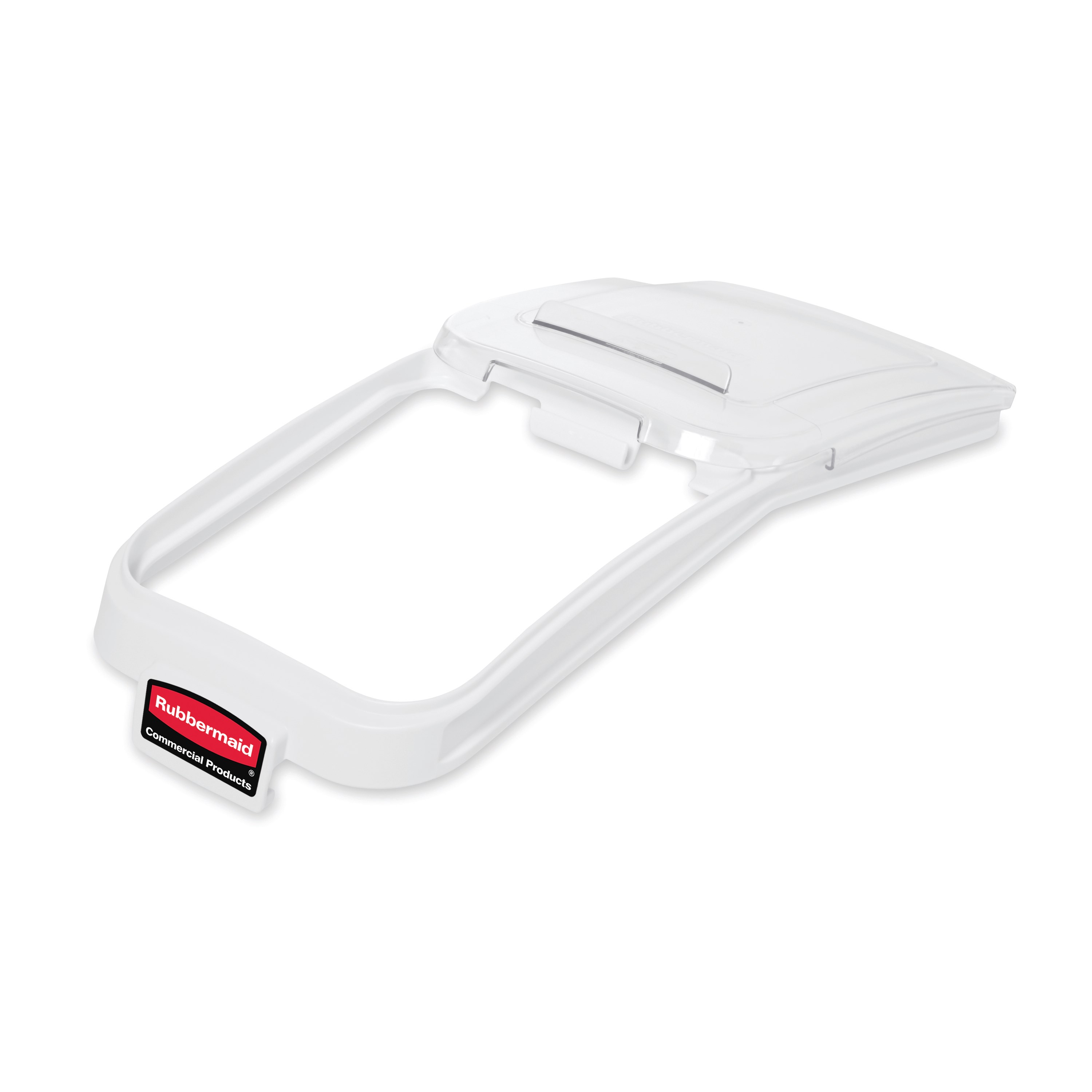 Lid for mobile ingredient bin with patent-pending one handed access and integrated measuring tool