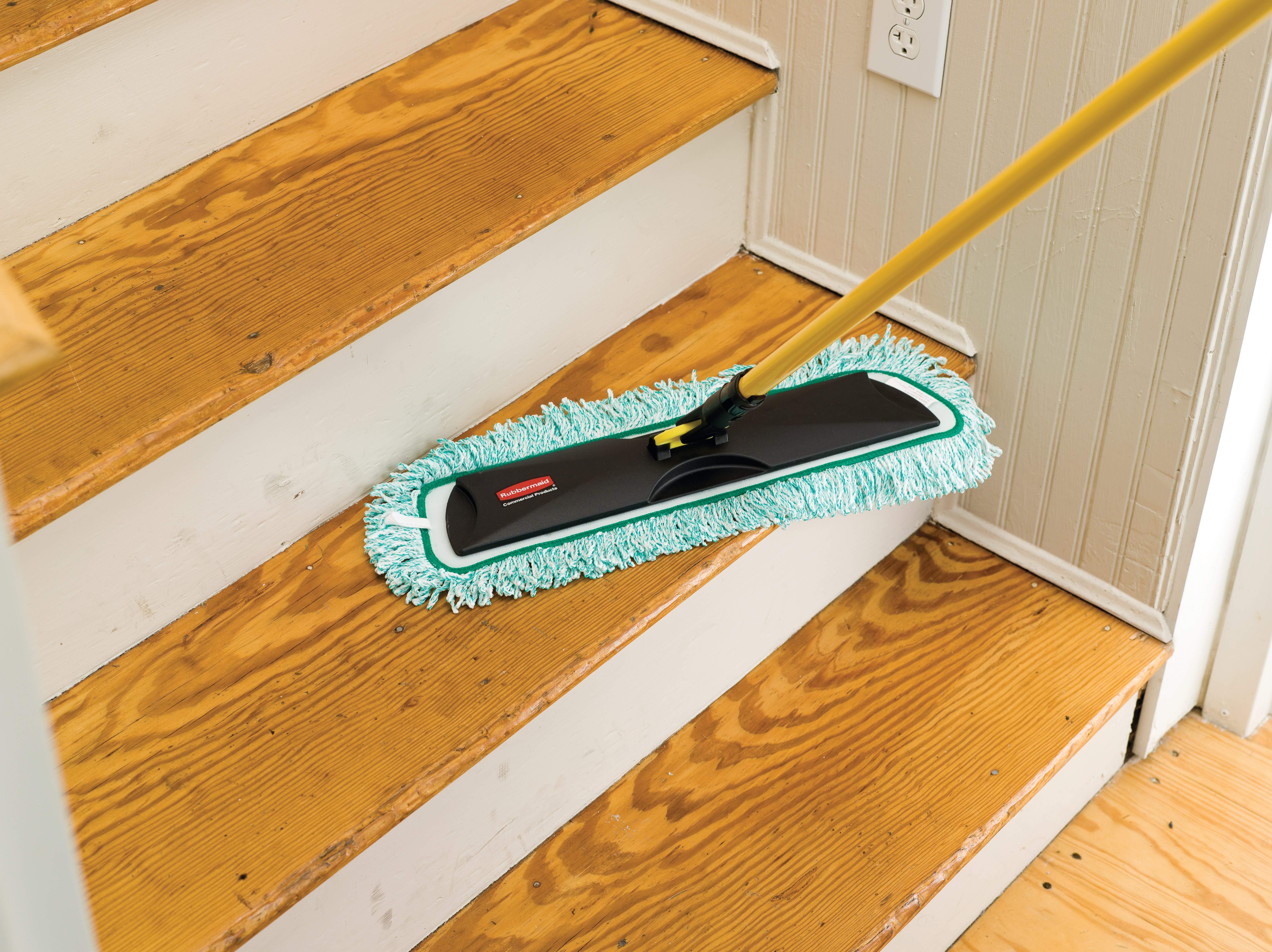 Light Commercial Microfiber Dust Pad with fringe have greater surface area for increased dust, dirt and debris removal for cleaner and healthier facilities.