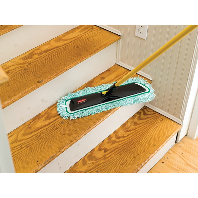 Light Commercial Microfiber Dust Pad with fringe have greater surface area for increased dust, dirt and debris removal for cleaner and healthier facilities.