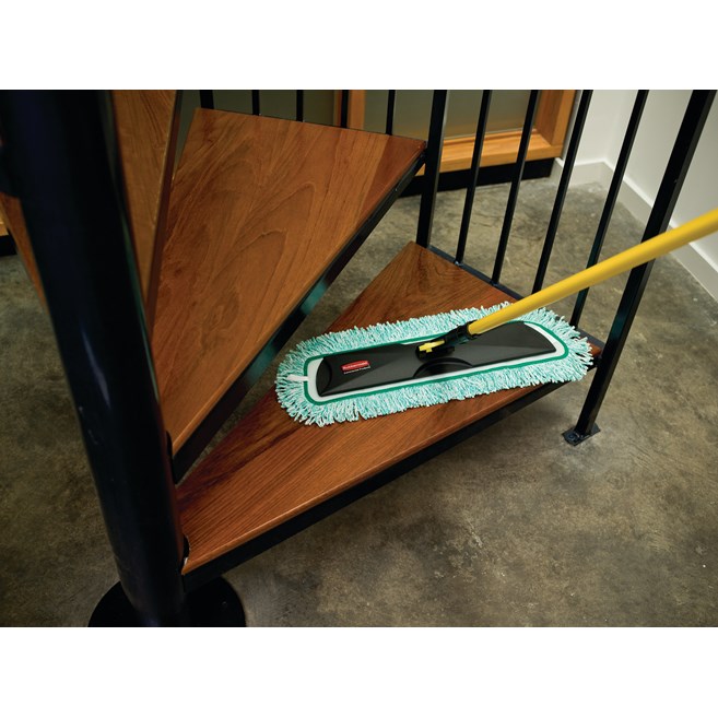 Light Commercial Microfiber Dust Pad with fringe have greater surface area for increased dust, dirt and debris removal for cleaner and healthier facilities.